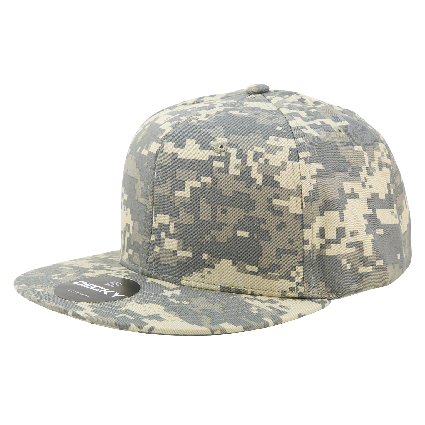 6 Panel High Profile Structured Camo Snapback