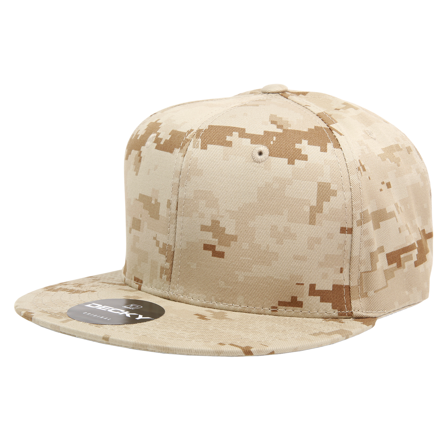6 Panel High Profile Structured Camo Snapback