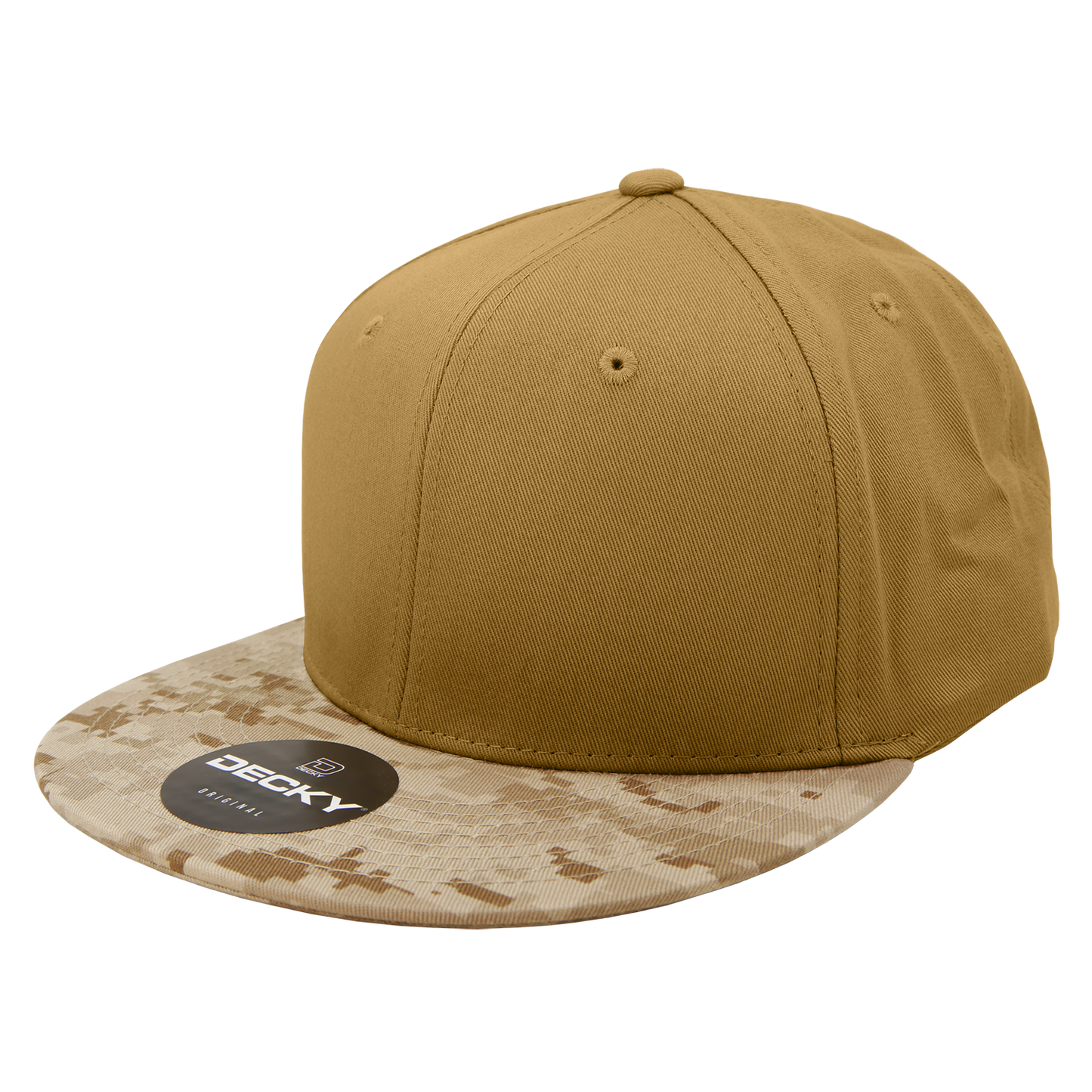 6 Panel High Profile Structured Camo Snapback