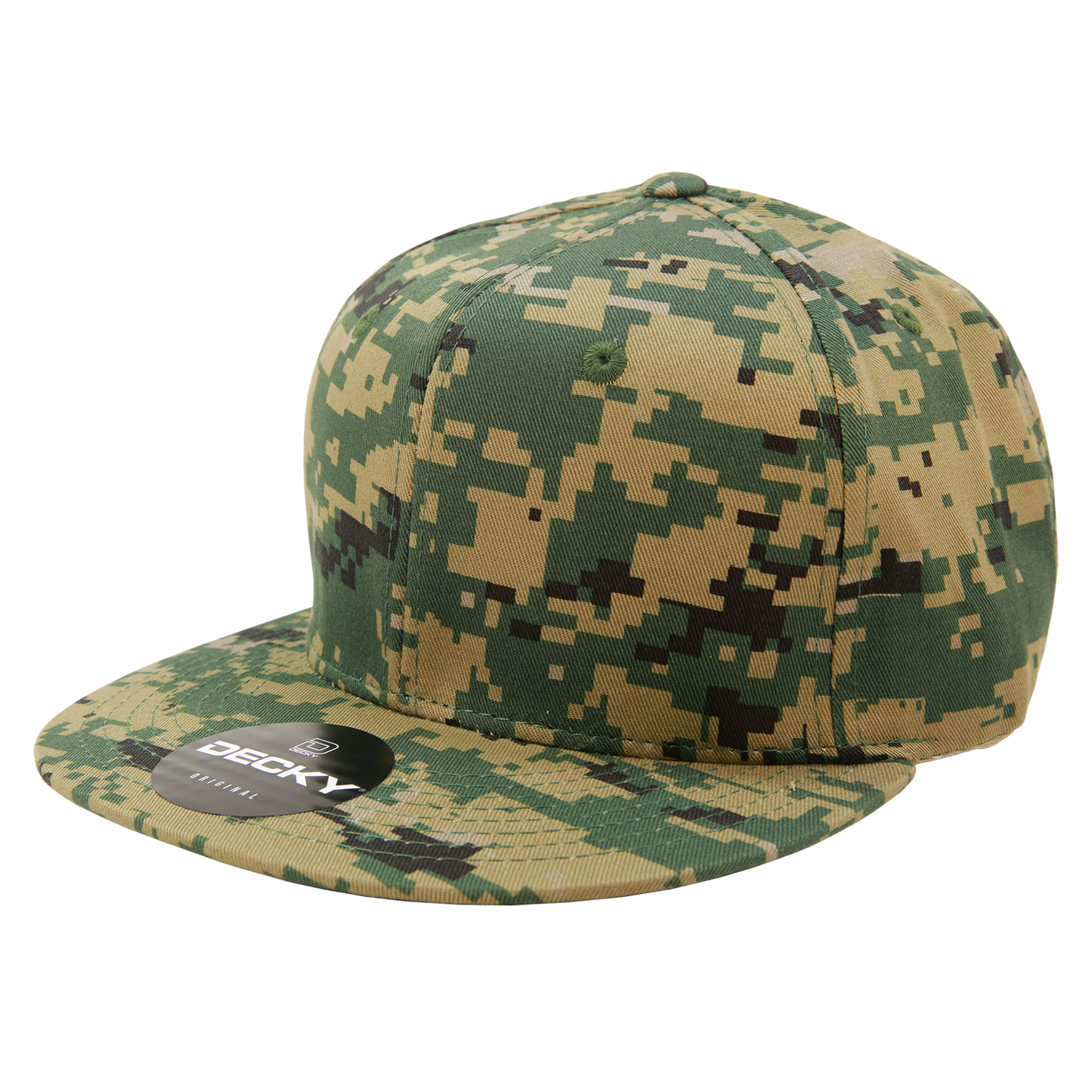 6 Panel High Profile Structured Camo Snapback
