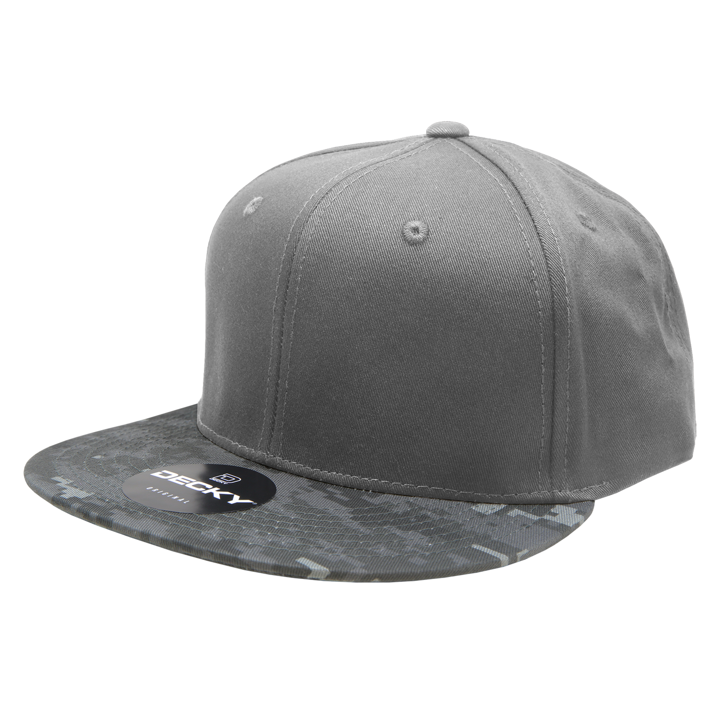 6 Panel High Profile Structured Camo Snapback