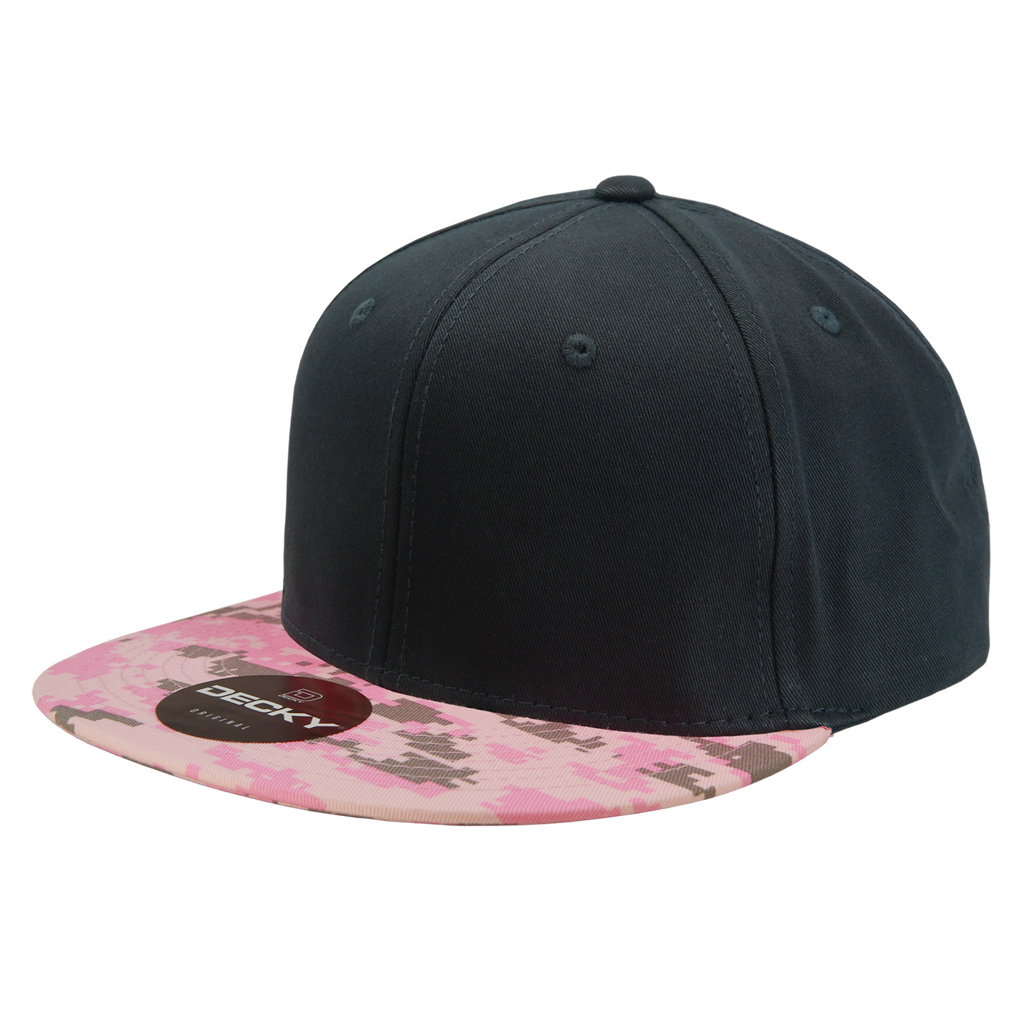 6 Panel High Profile Structured Camo Snapback