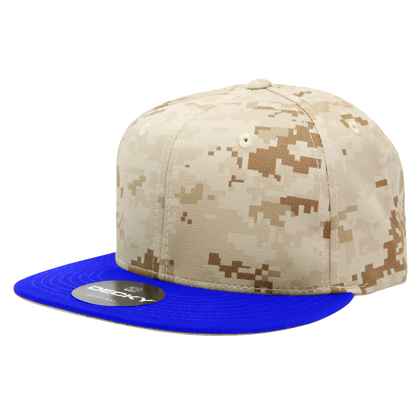6 Panel High Profile Structured Camo Snapback