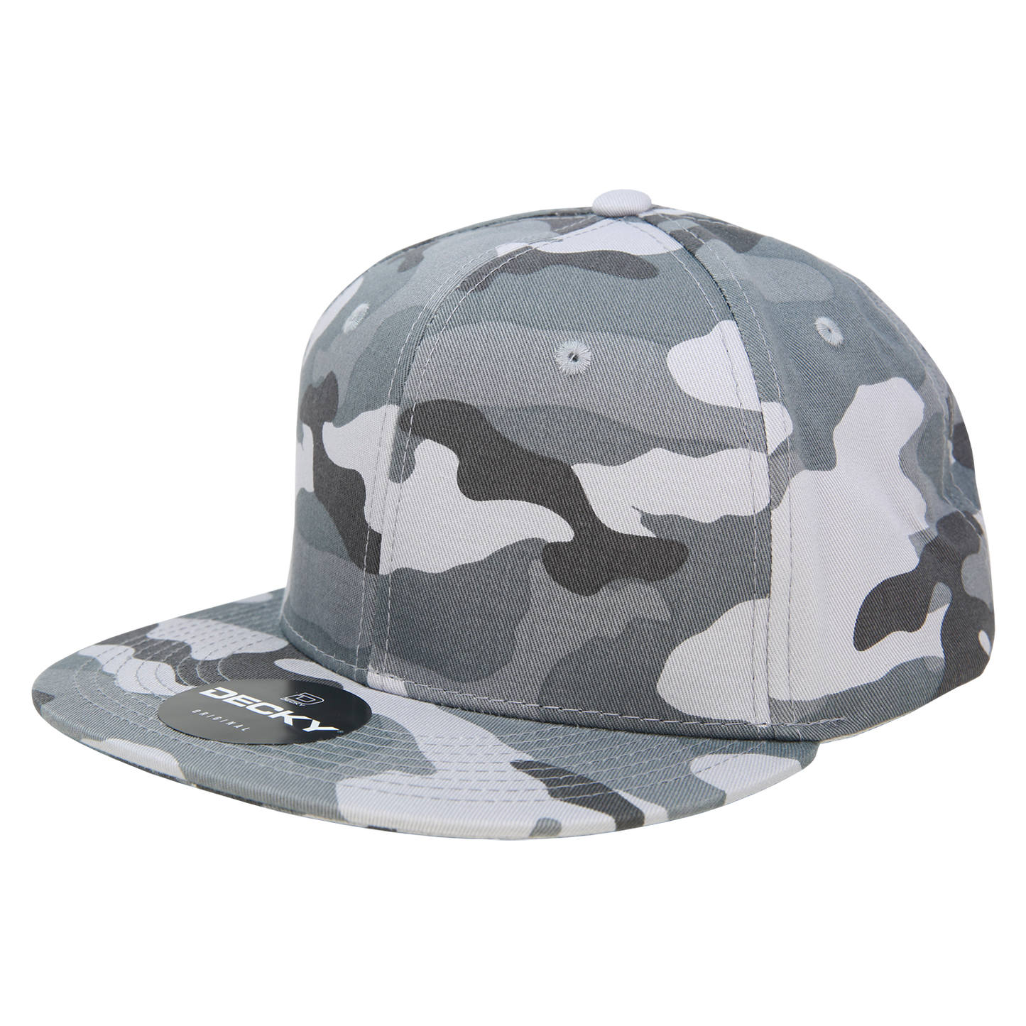 6 Panel High Profile Structured Camo Snapback