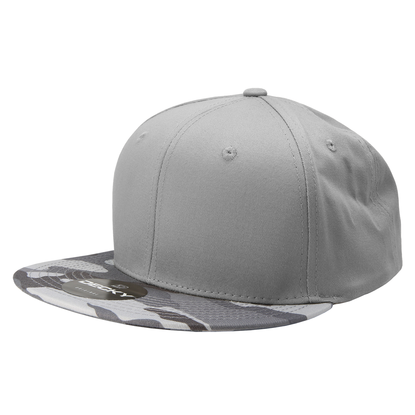 6 Panel High Profile Structured Camo Snapback