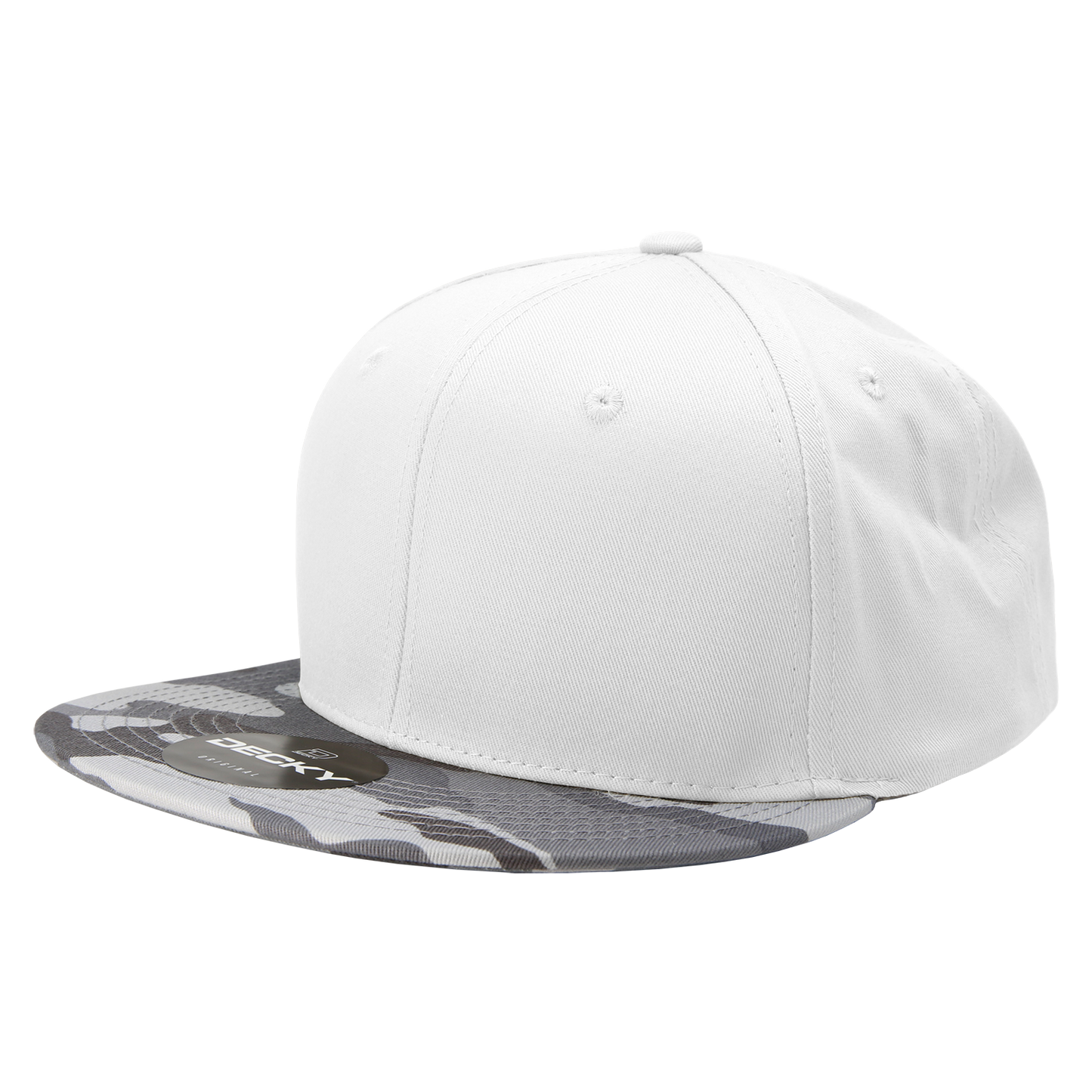 6 Panel High Profile Structured Camo Snapback