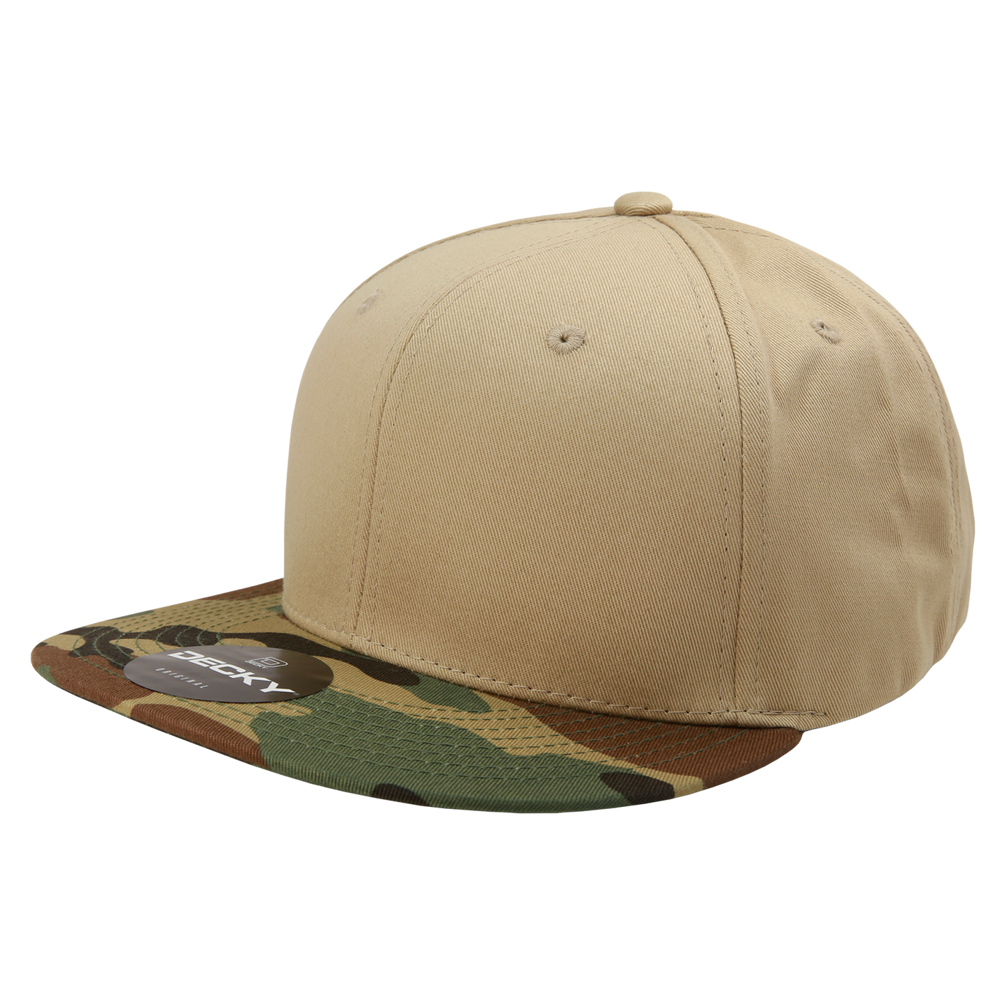 6 Panel High Profile Structured Camo Snapback