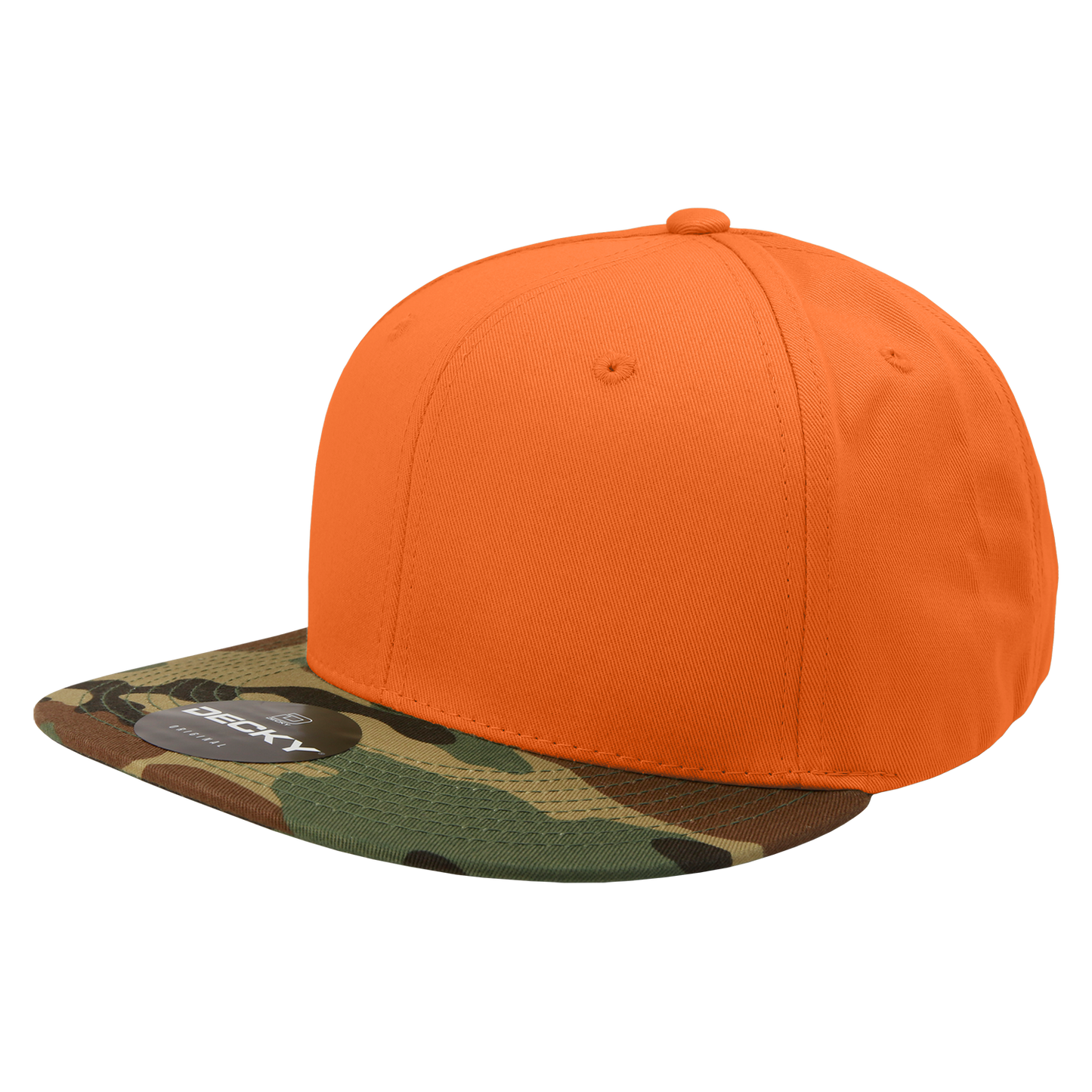 6 Panel High Profile Structured Camo Snapback