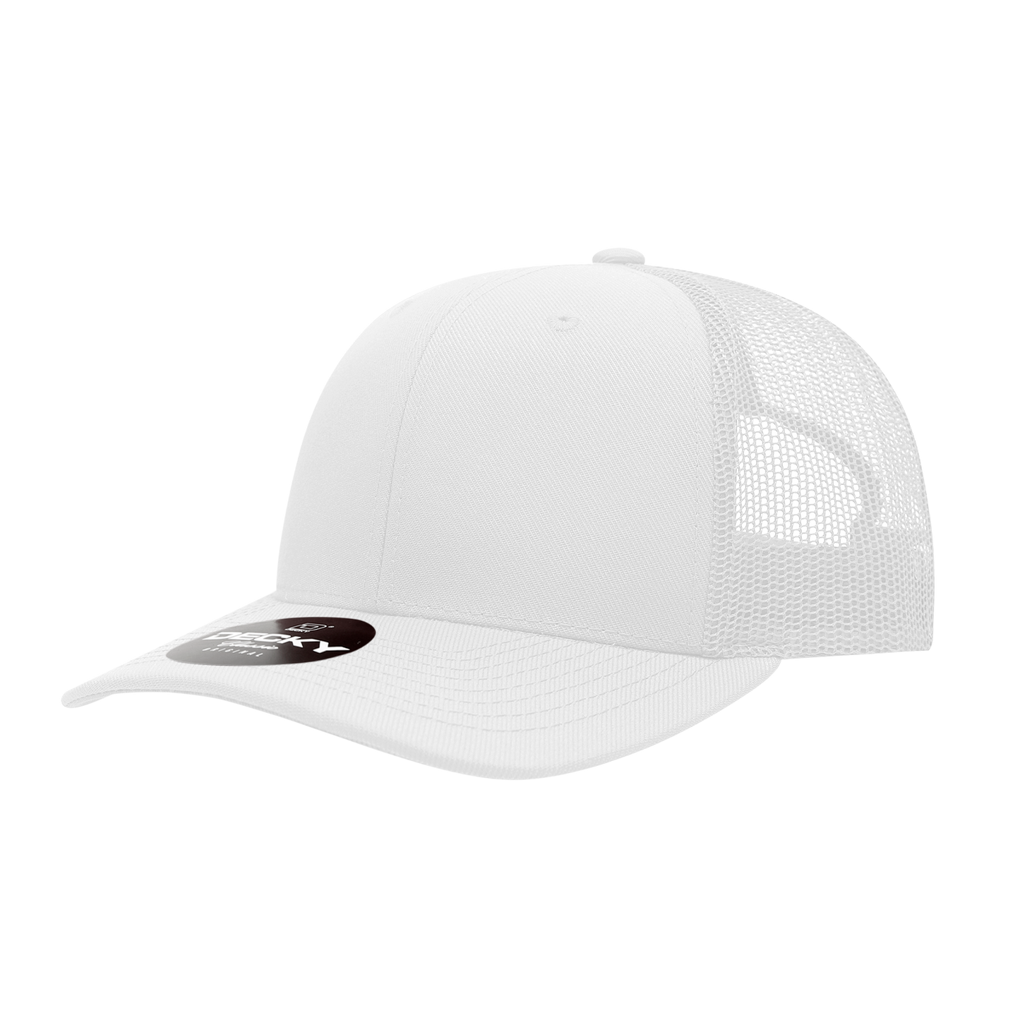 6 Panel Mid Profile Structured Acrylic/Polyester Trucker