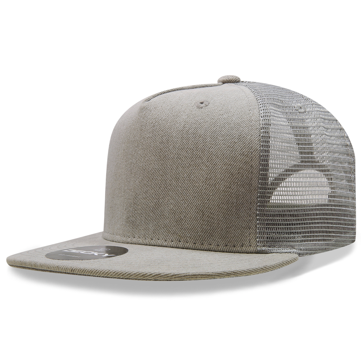 5 Panel High Profile Structured Denim Trucker