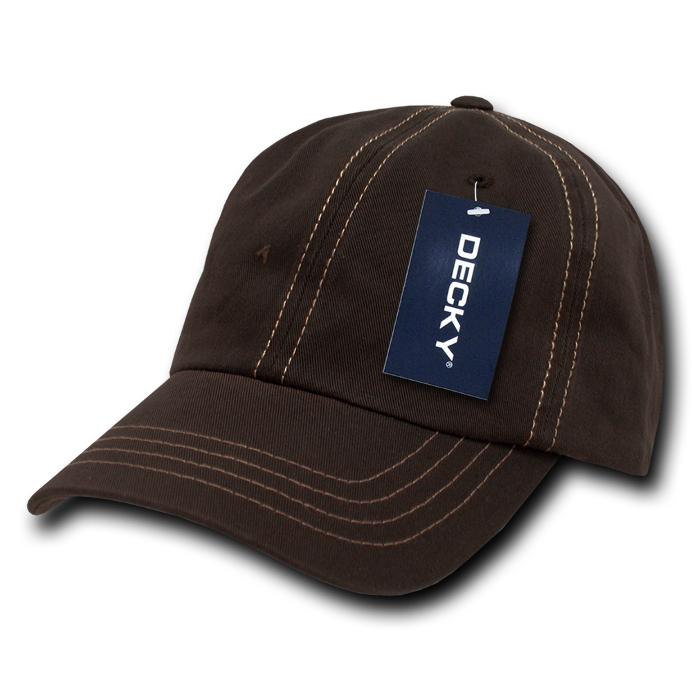 6 Panel Low Profile Relaxed Contra-Stitch Dad Hat