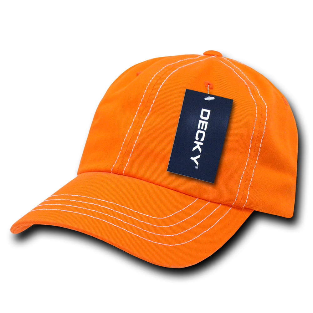 6 Panel Low Profile Relaxed Contra-Stitch Dad Hat