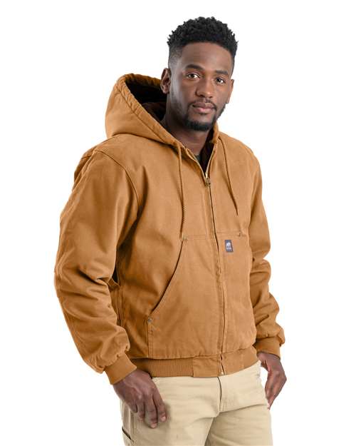Men's Heartland Washed Cotton Duck Hooded Jacket