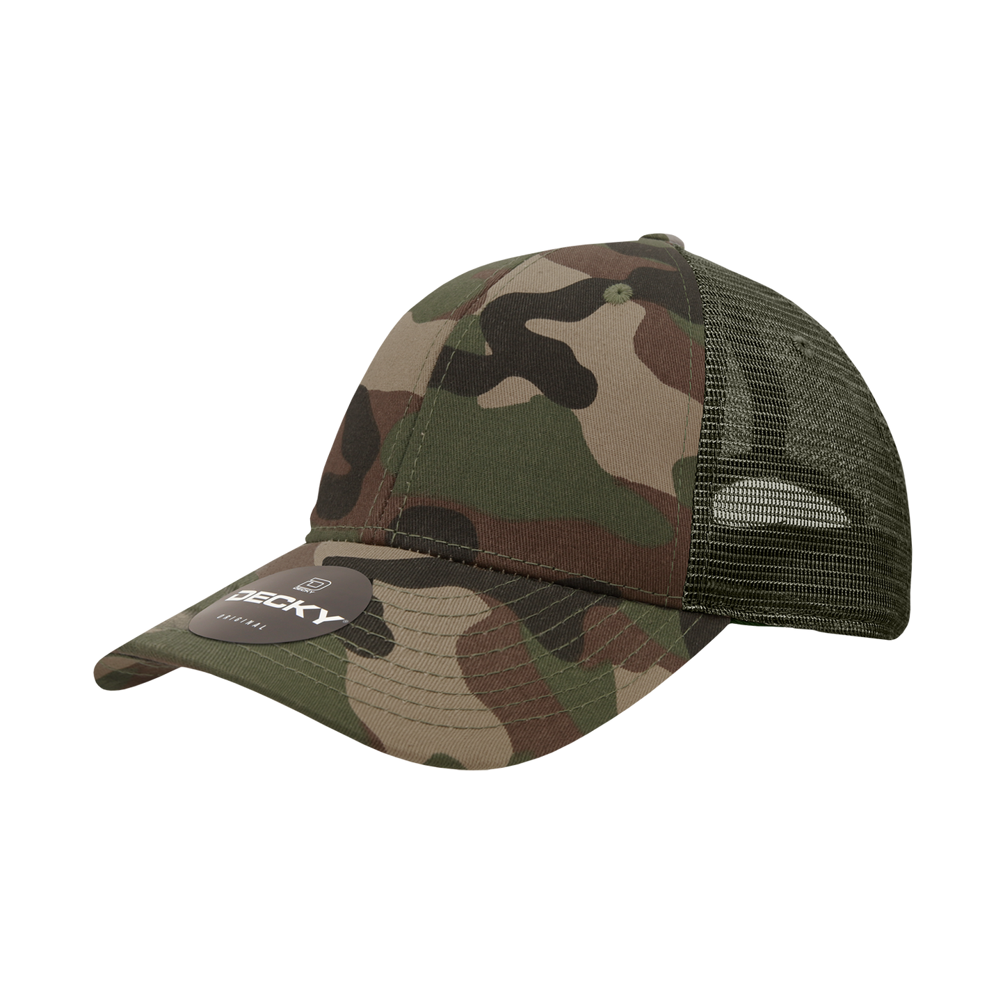 6 Panel Low Profile Relaxed Cotton Trucker