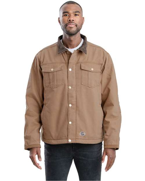 Unisex Tall Vintage Washed Sherpa-Lined Work Jacket