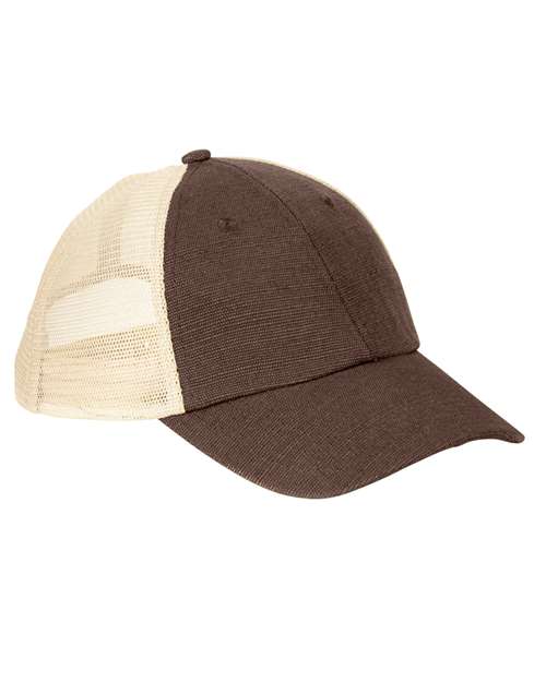 Washed Hemp Soft Mesh Trucker Cap