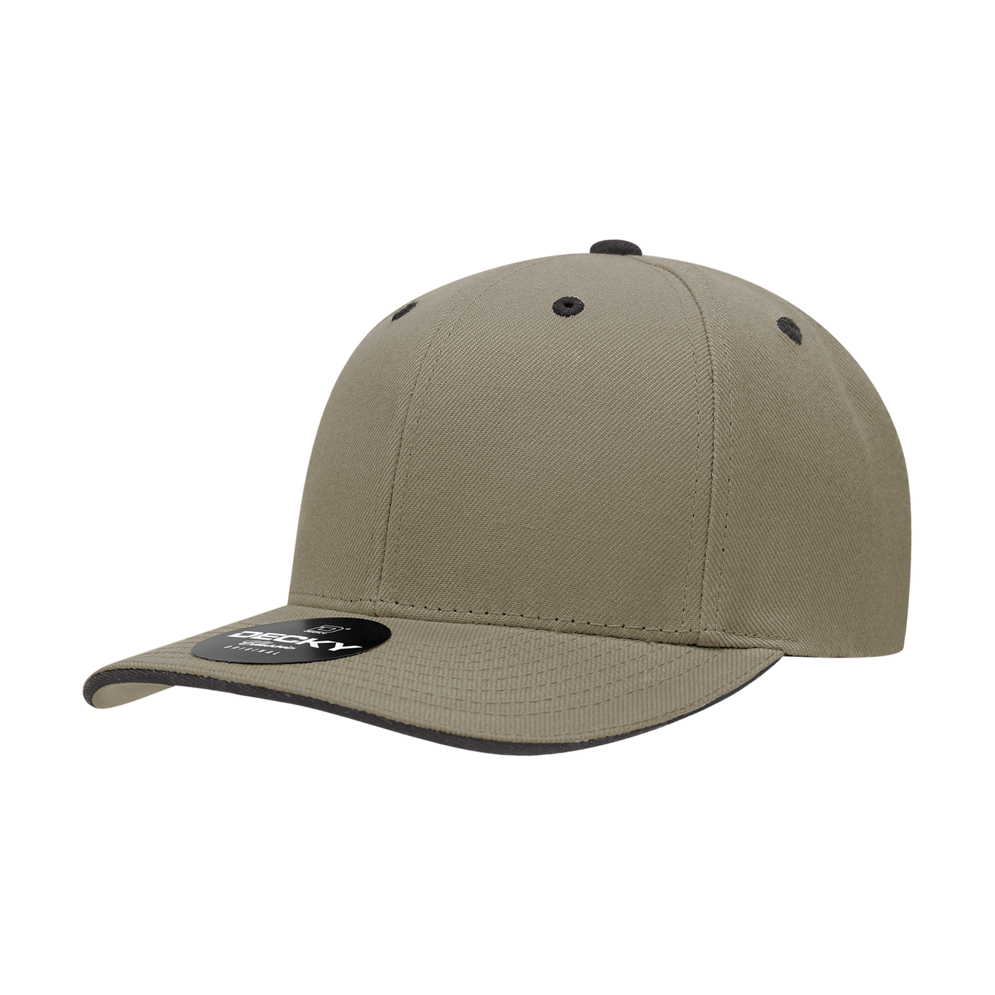 6 Panel Mid Profile Structured Sandwich Bill Cap