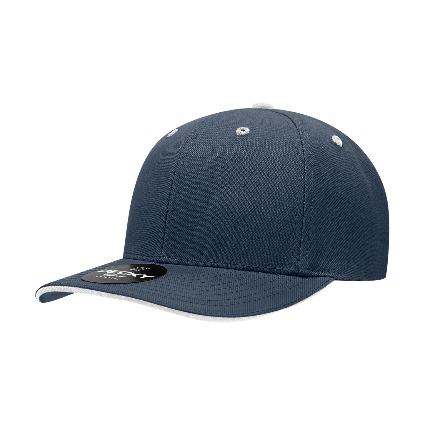 6 Panel Mid Profile Structured Sandwich Bill Cap