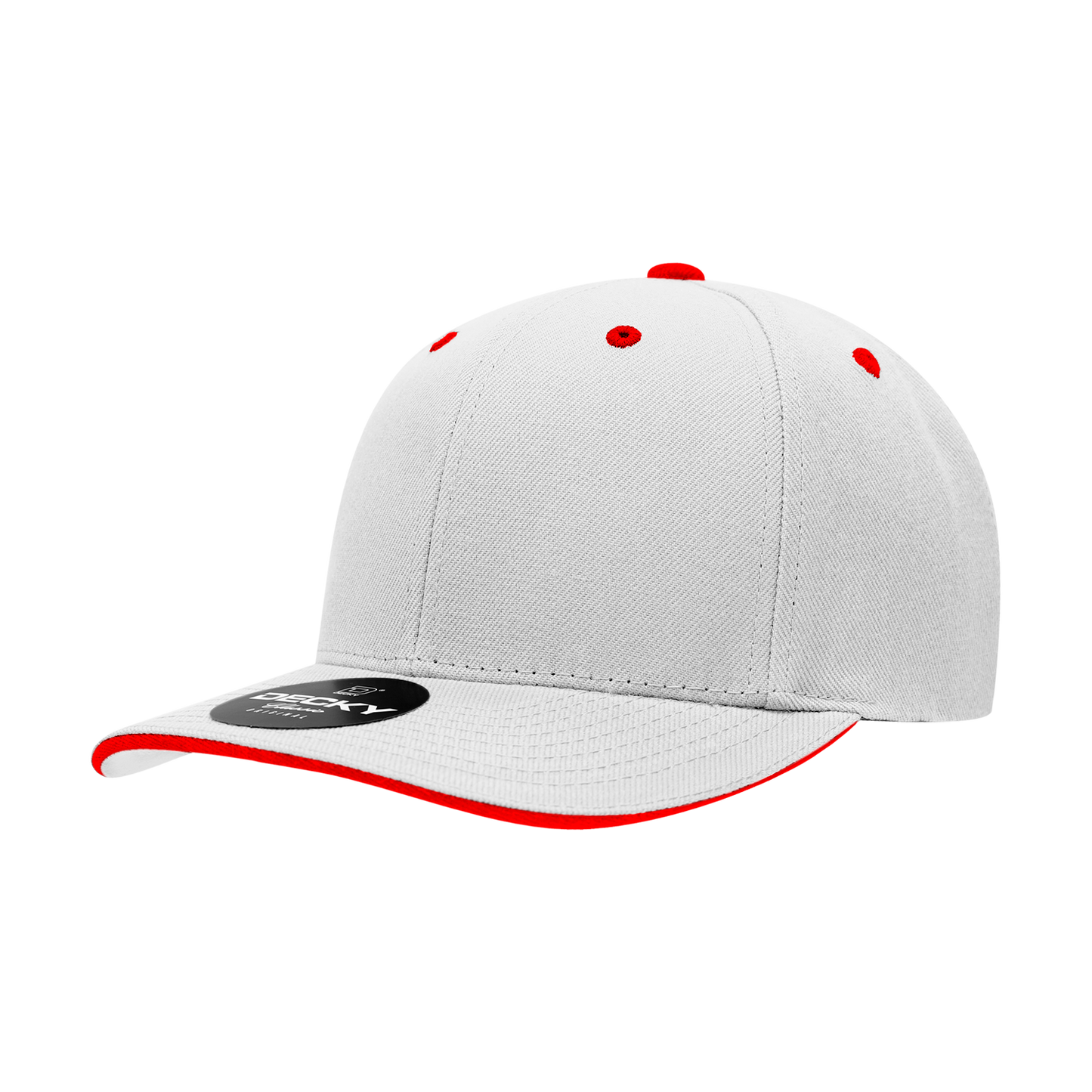6 Panel Mid Profile Structured Sandwich Bill Cap
