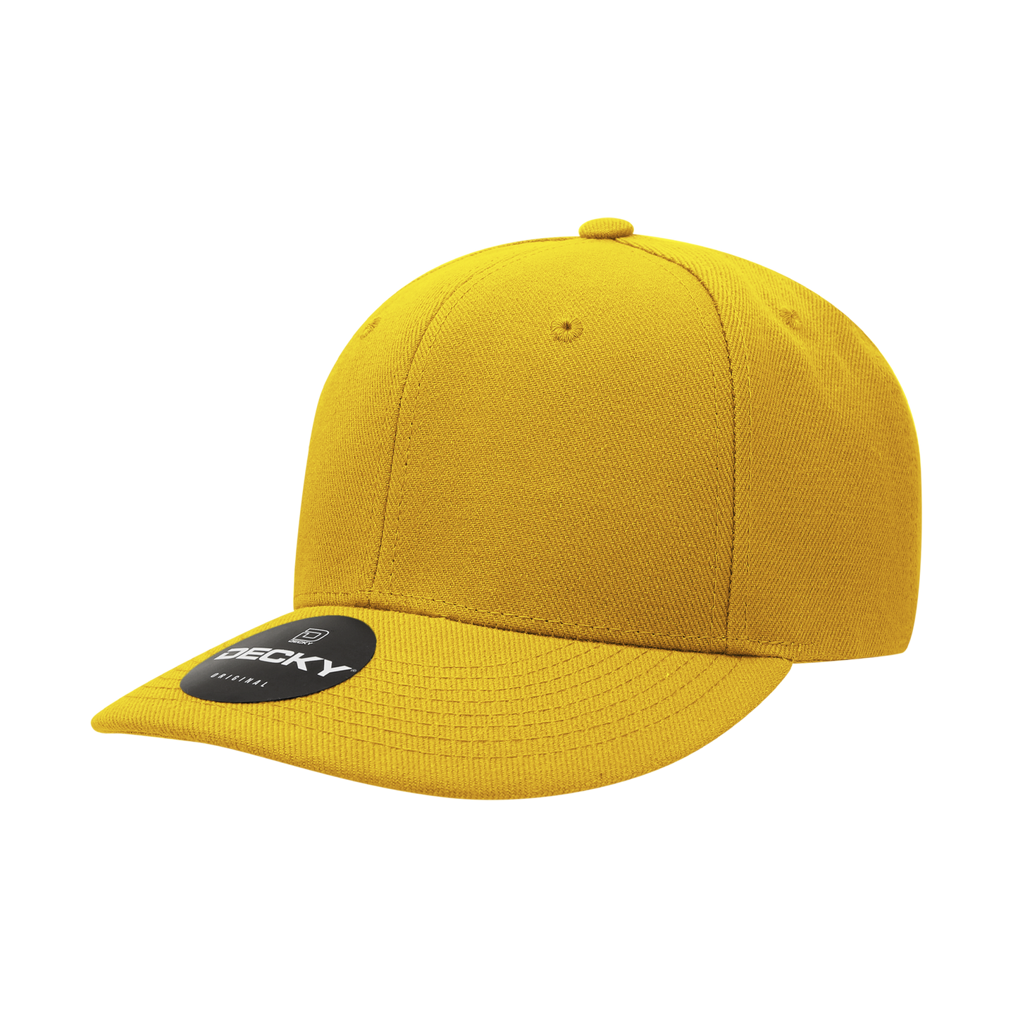 6 Panel Mid Profile Structured Acrylic/Polyester Cap