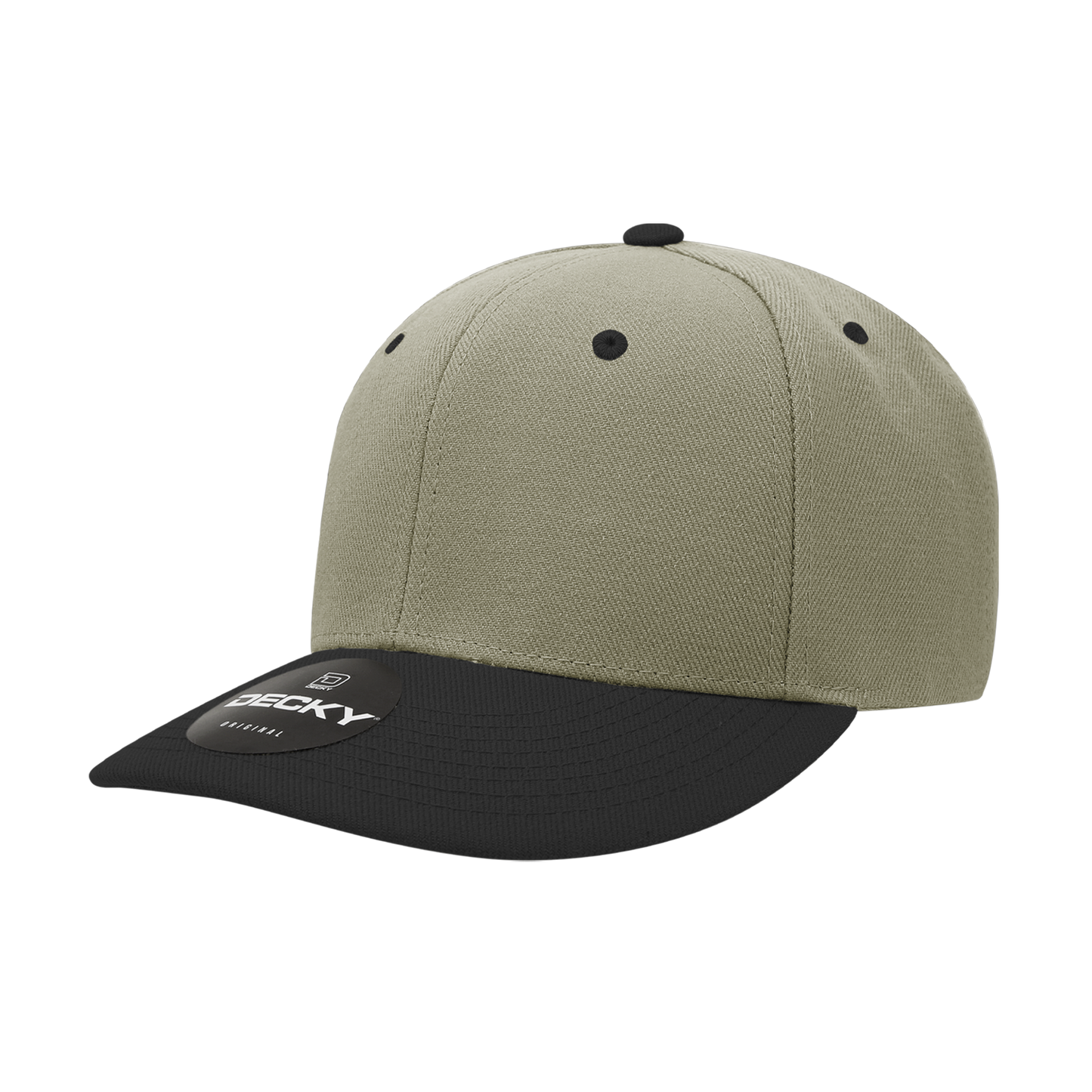 6 Panel Mid Profile Structured Acrylic/Polyester Cap