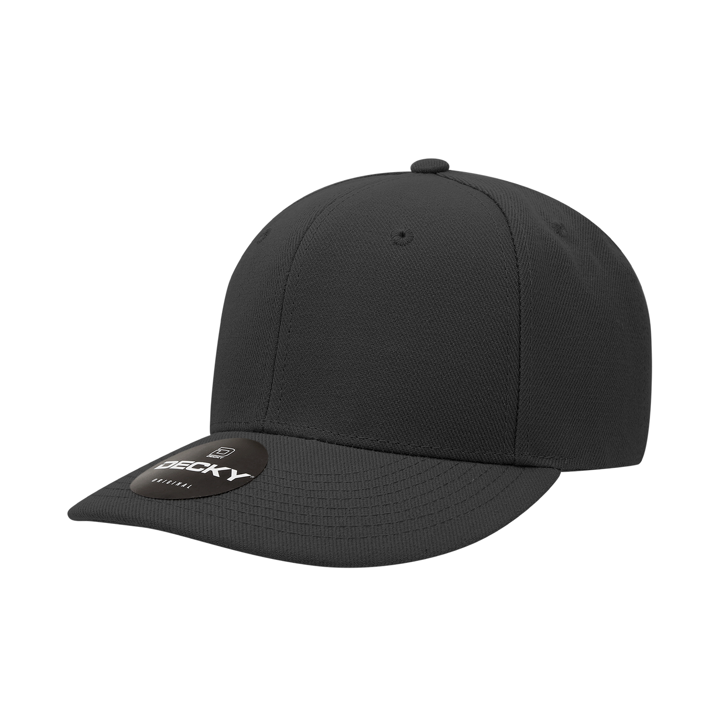 6 Panel Mid Profile Structured Acrylic/Polyester Cap