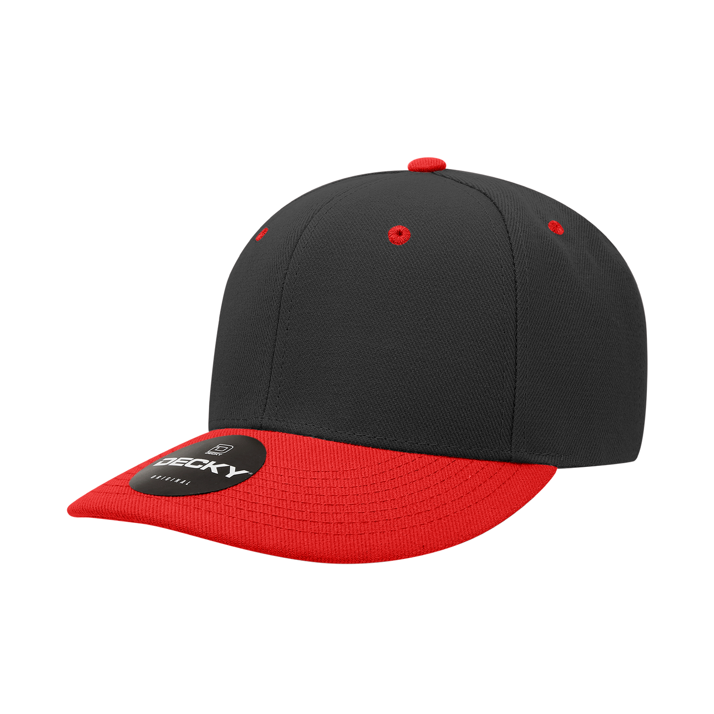 6 Panel Mid Profile Structured Acrylic/Polyester Cap