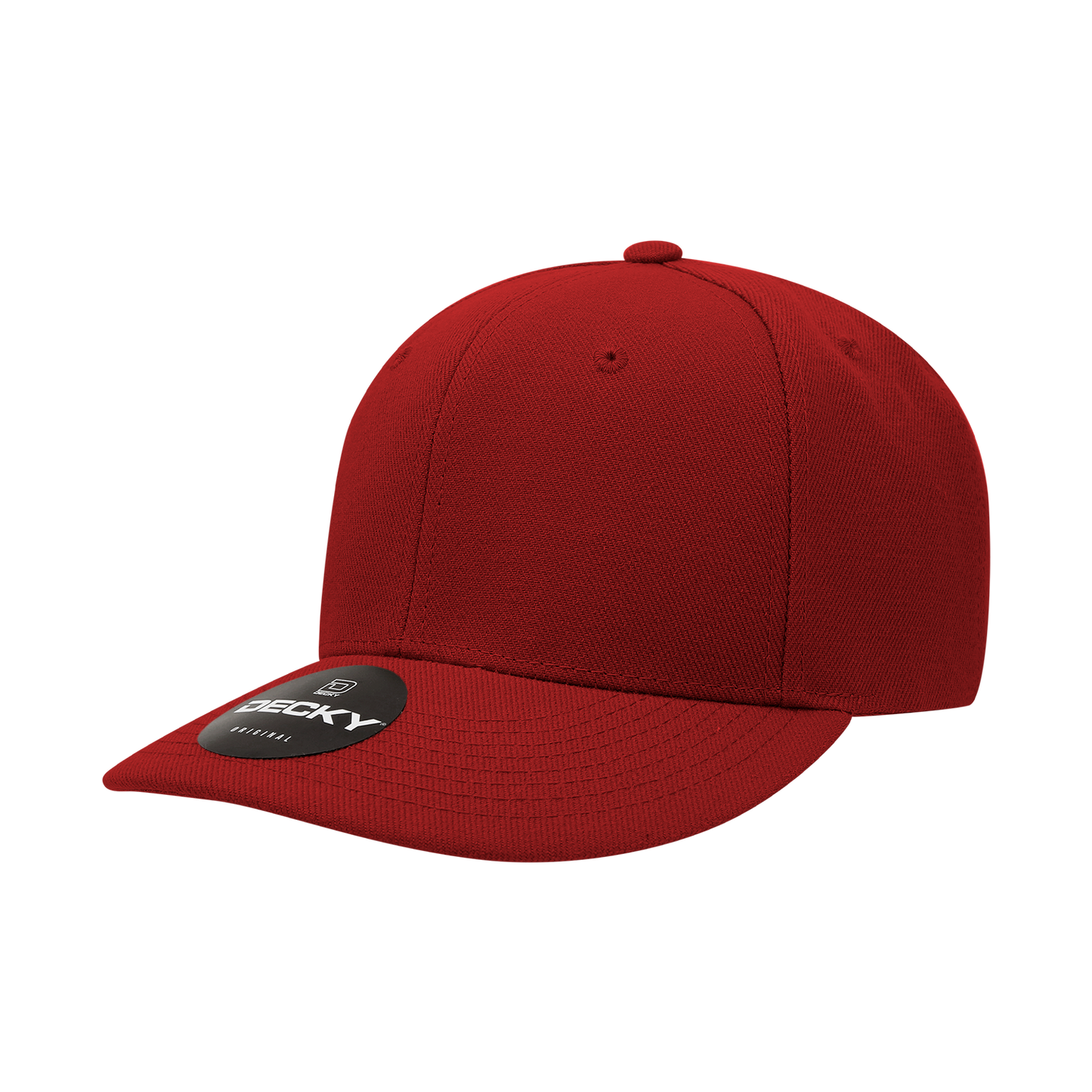 6 Panel Mid Profile Structured Acrylic/Polyester Cap