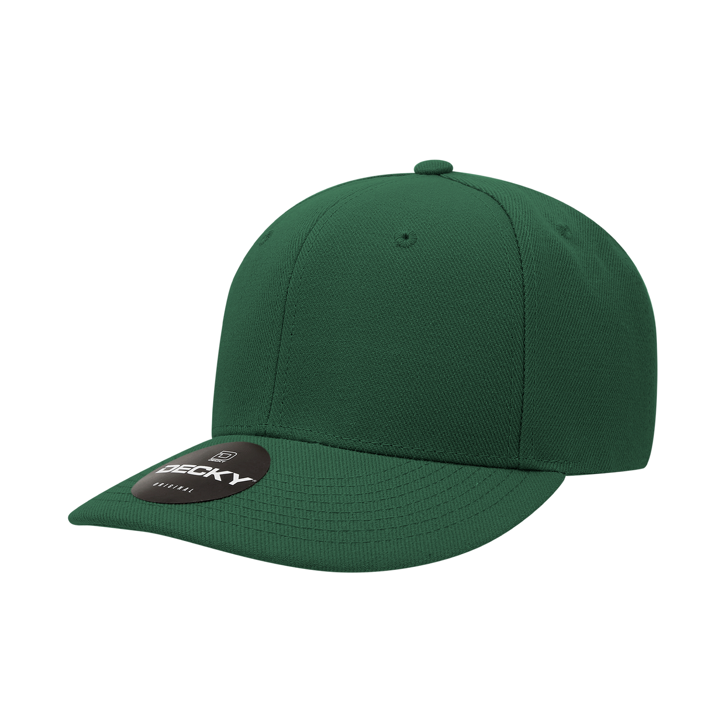 6 Panel Mid Profile Structured Acrylic/Polyester Cap