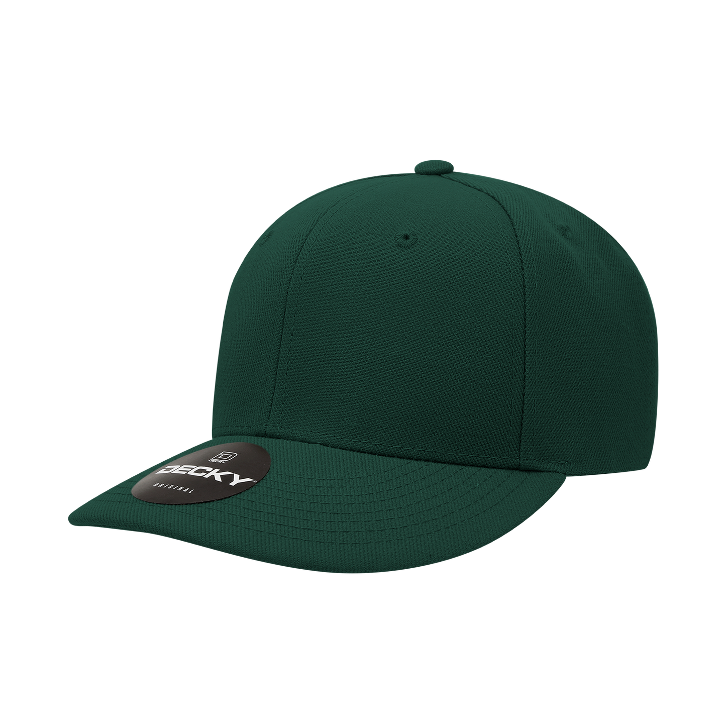 6 Panel Mid Profile Structured Acrylic/Polyester Cap