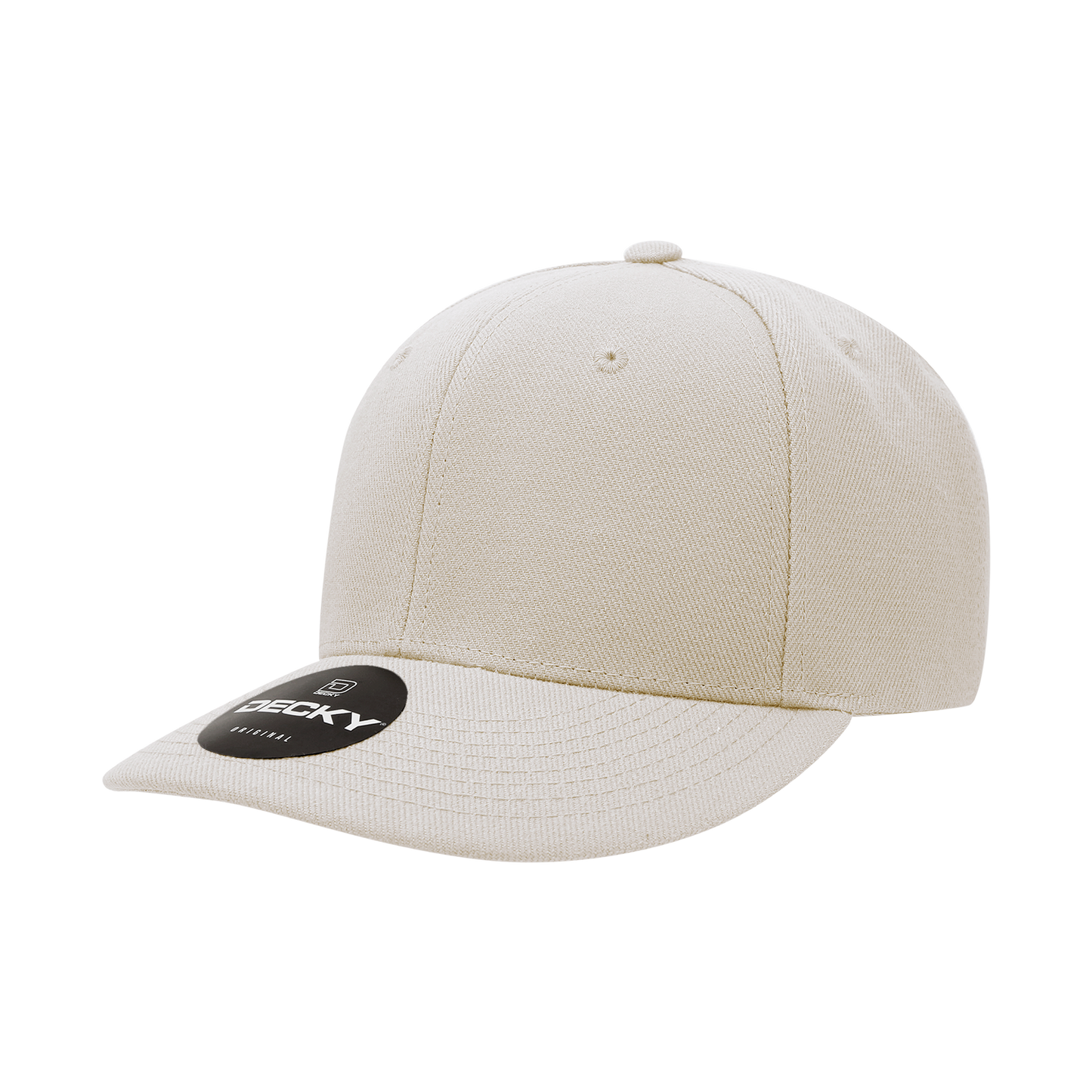 6 Panel Mid Profile Structured Acrylic/Polyester Cap
