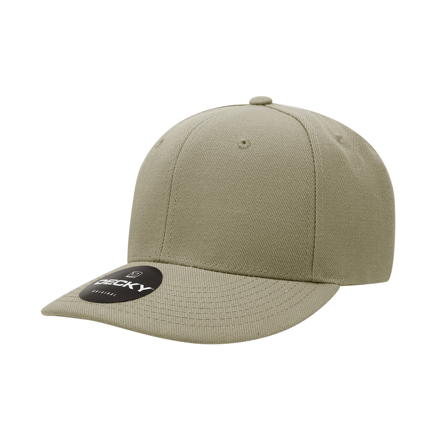6 Panel Mid Profile Structured Acrylic/Polyester Cap