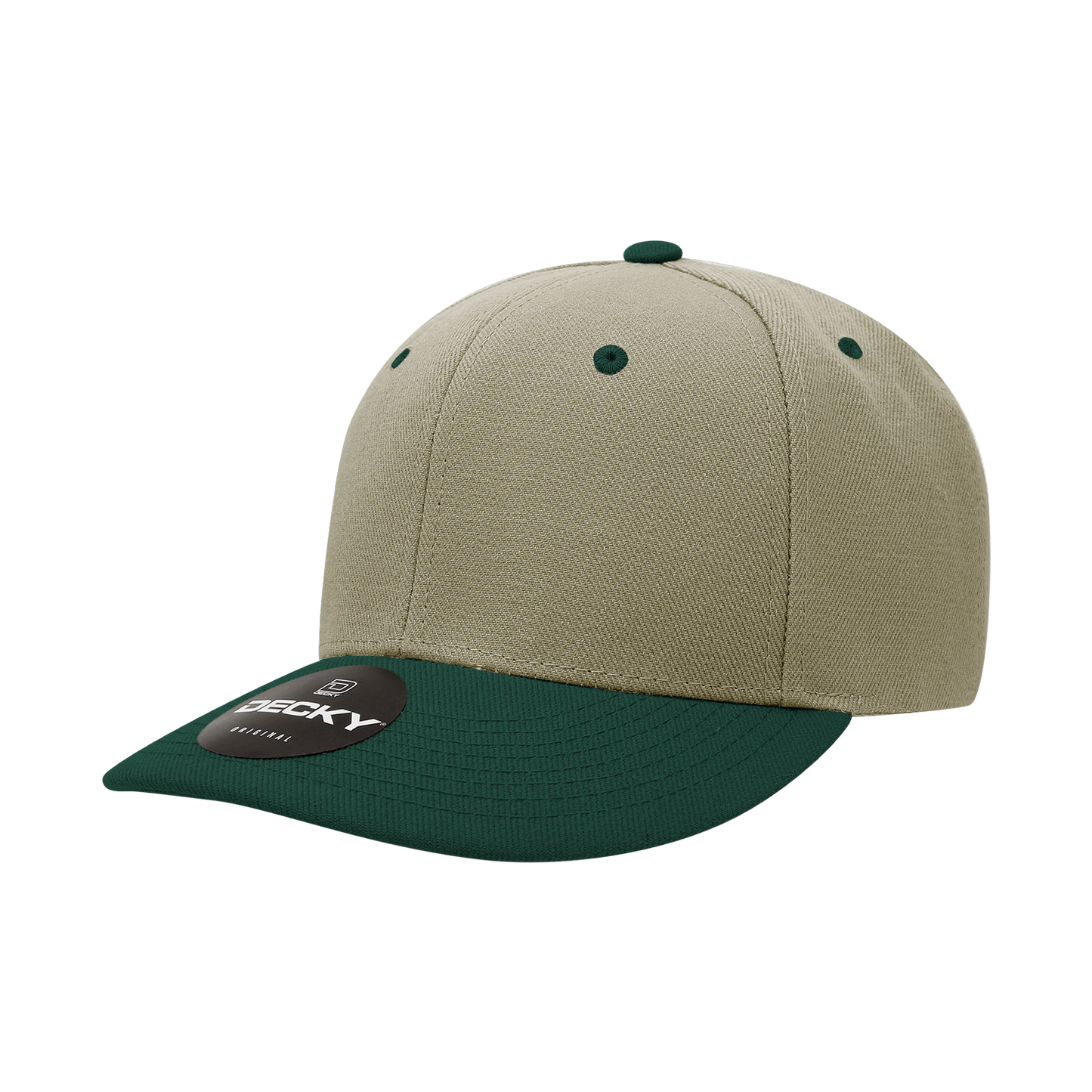 6 Panel Mid Profile Structured Acrylic/Polyester Cap