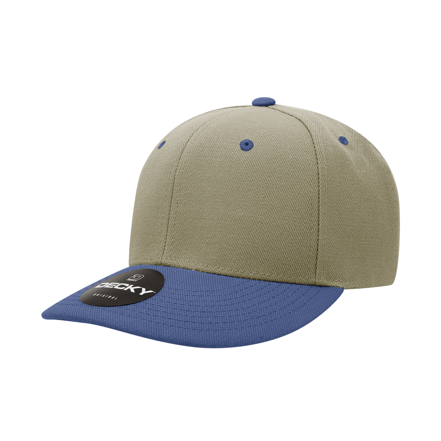 6 Panel Mid Profile Structured Acrylic/Polyester Cap