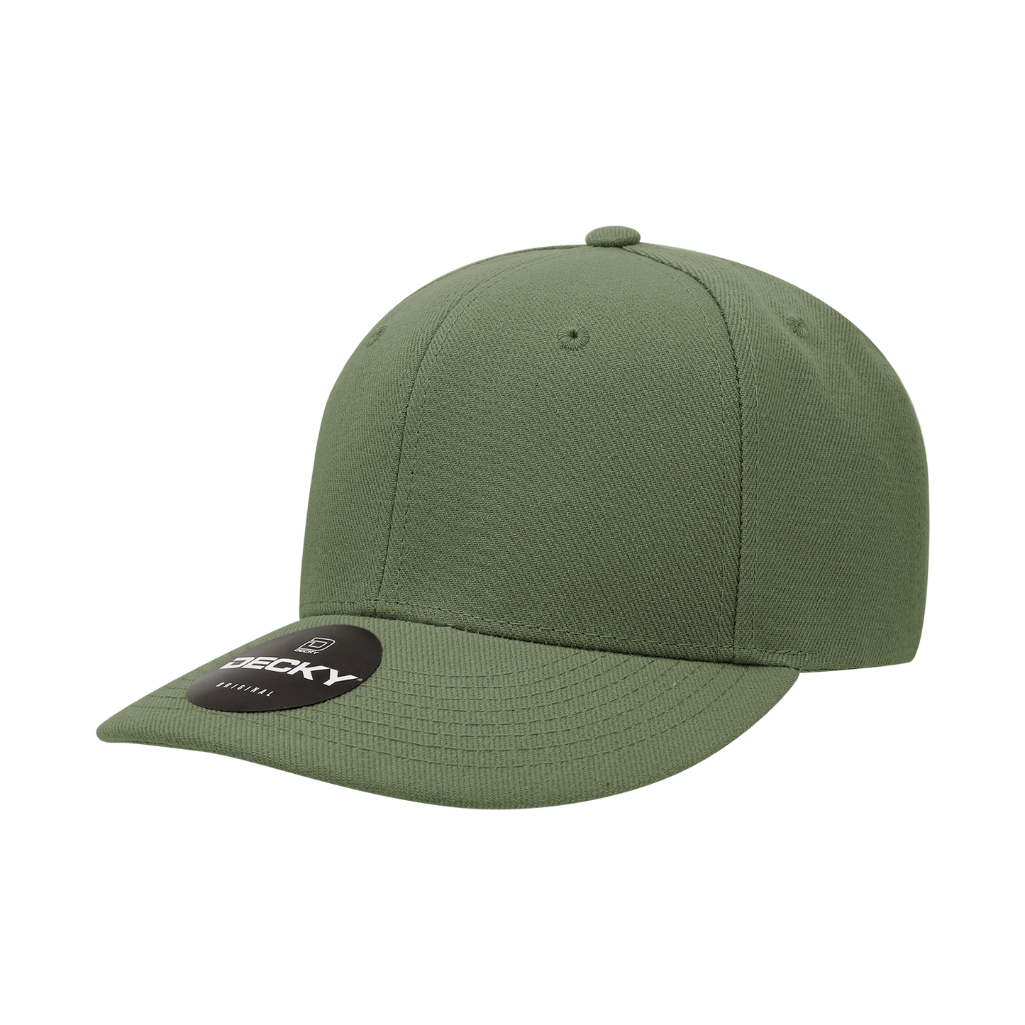 6 Panel Mid Profile Structured Acrylic/Polyester Cap