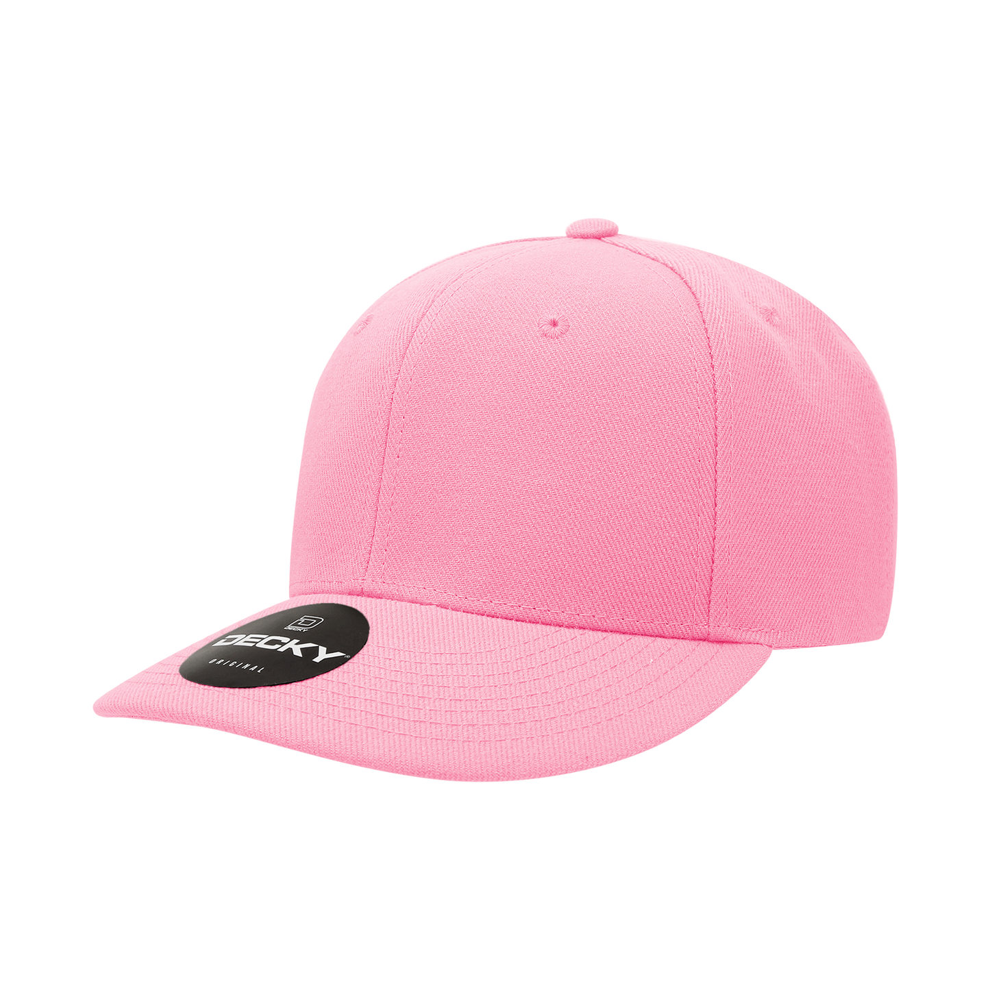 6 Panel Mid Profile Structured Acrylic/Polyester Cap