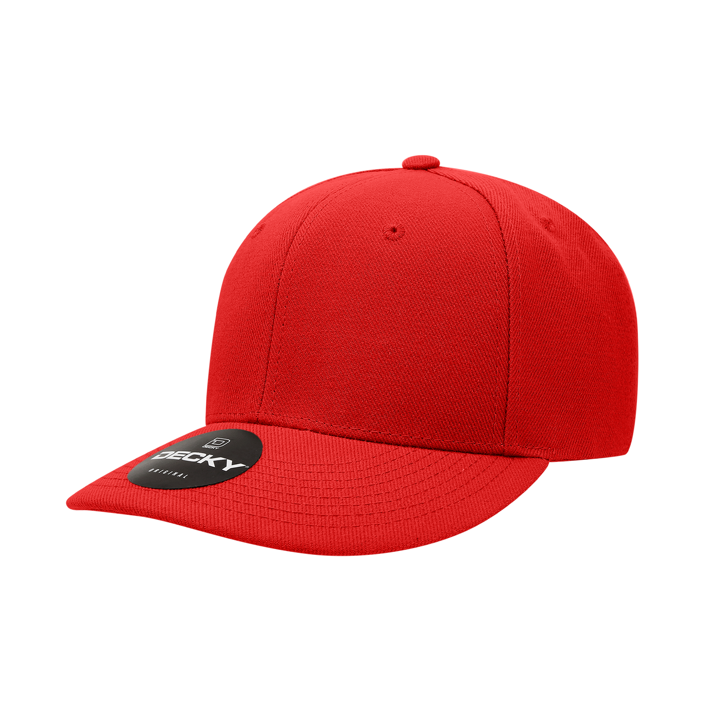 6 Panel Mid Profile Structured Acrylic/Polyester Cap