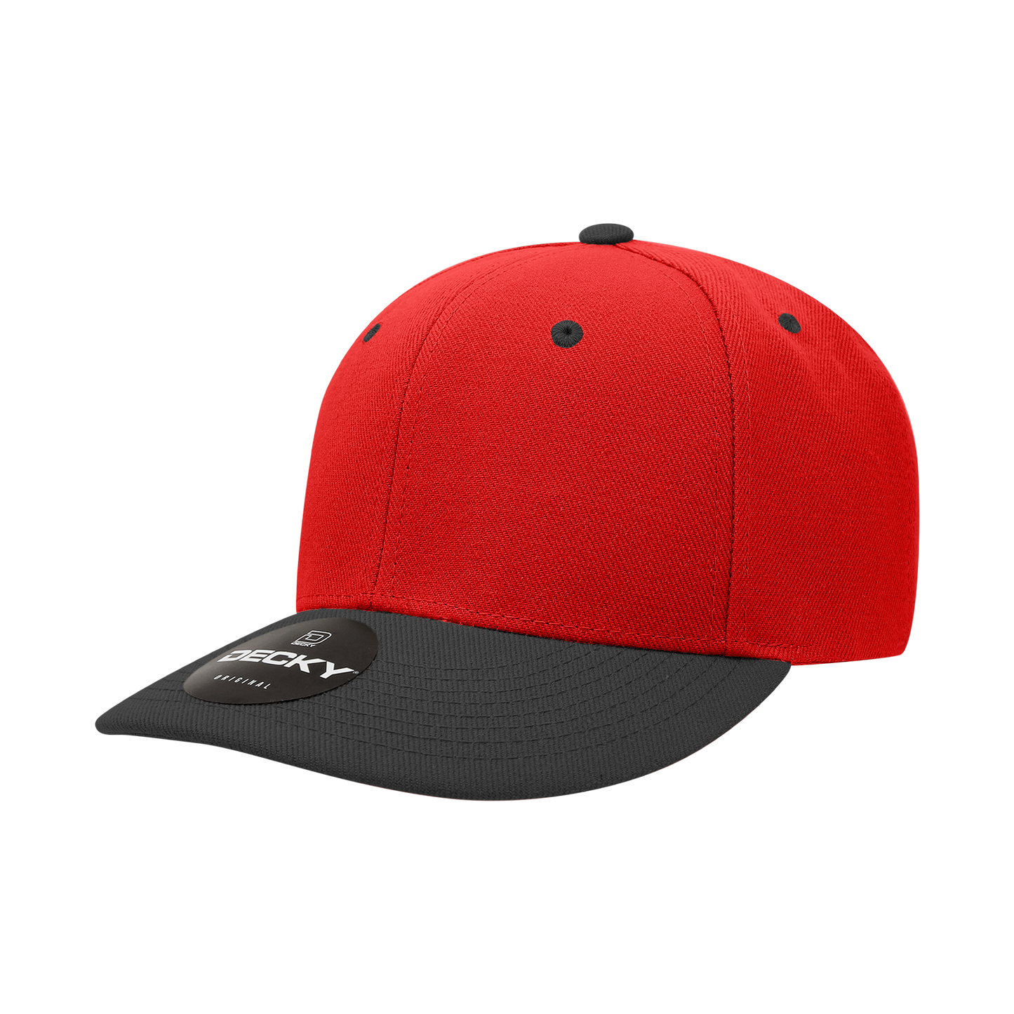 6 Panel Mid Profile Structured Acrylic/Polyester Cap