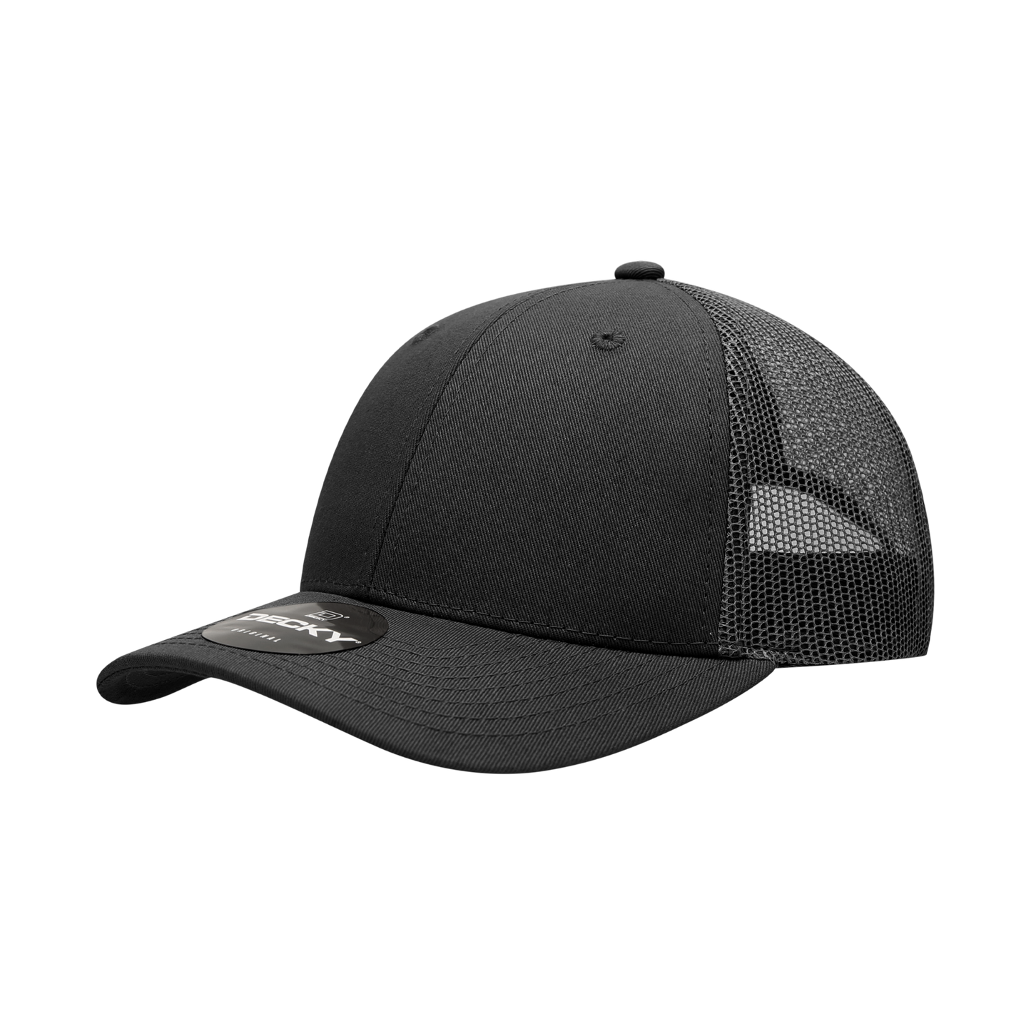 6 Panel Low Profile Structured Cotton Trucker