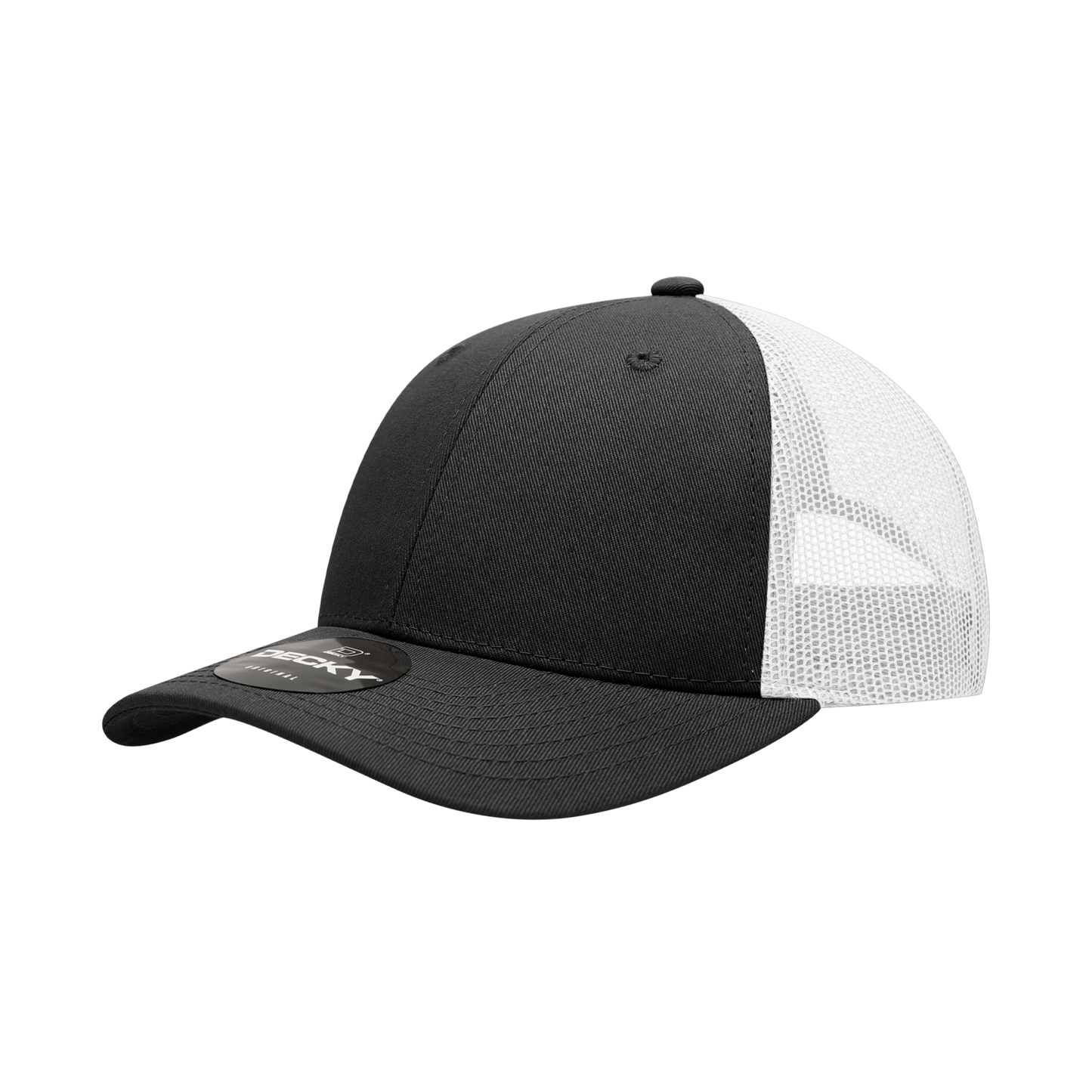 6 Panel Low Profile Structured Cotton Trucker
