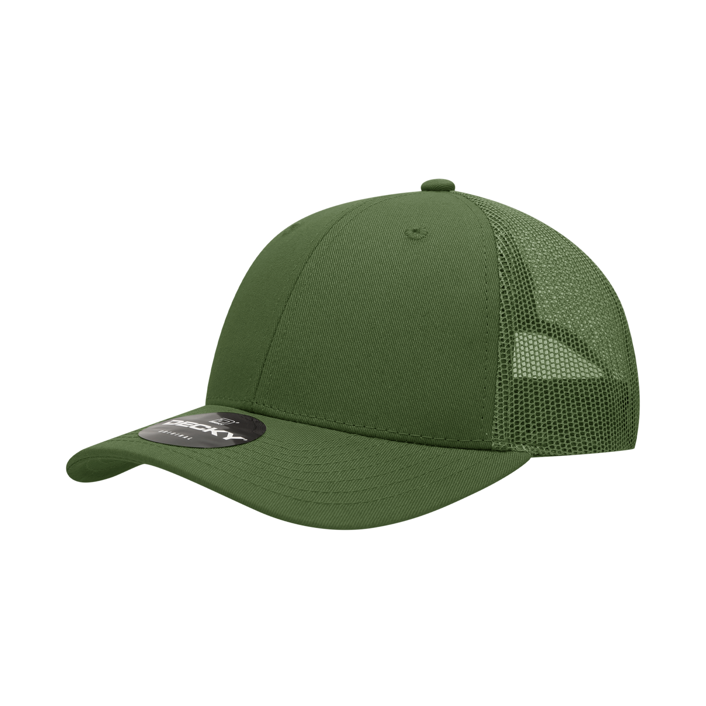 6 Panel Low Profile Structured Cotton Trucker
