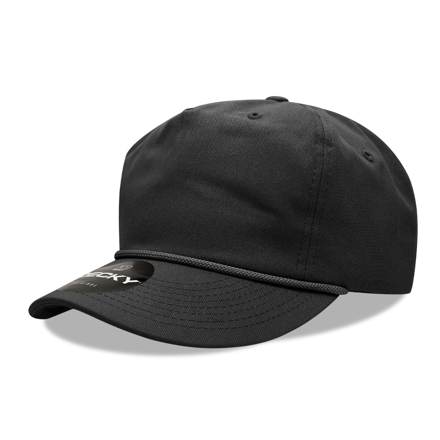 5 Panel High Profile Relaxed Cotton Rope Hat