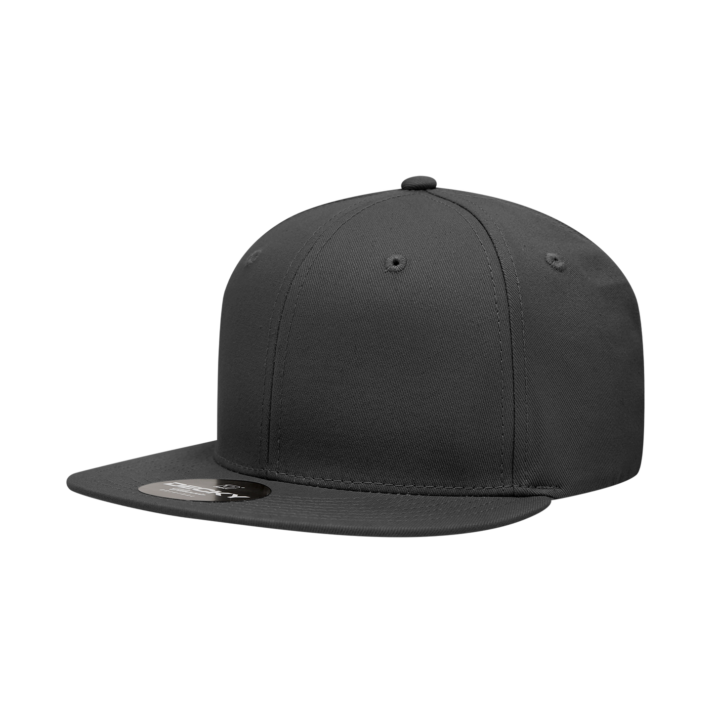6 Panel High Profile Structured Cotton Blend Snapback