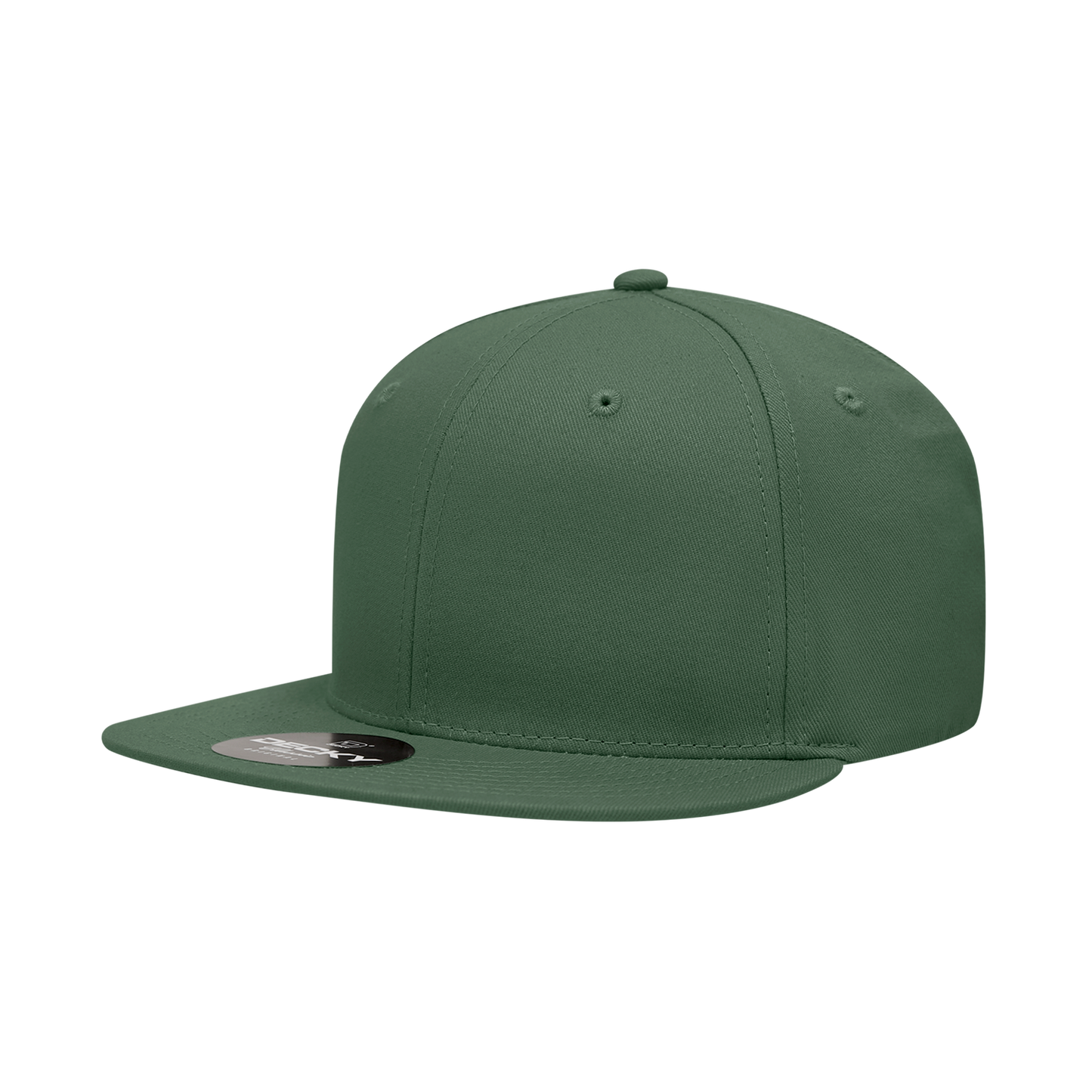 6 Panel High Profile Structured Cotton Blend Snapback
