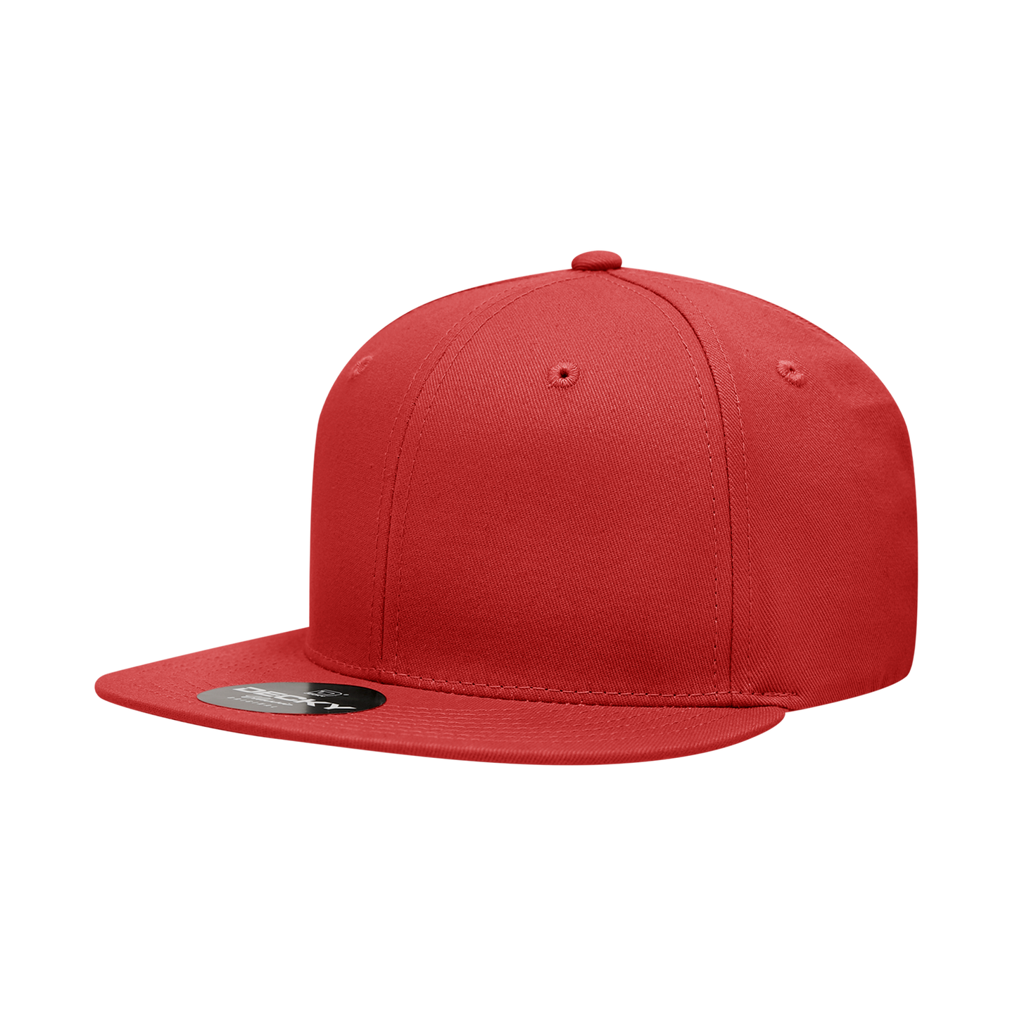 6 Panel High Profile Structured Cotton Blend Snapback