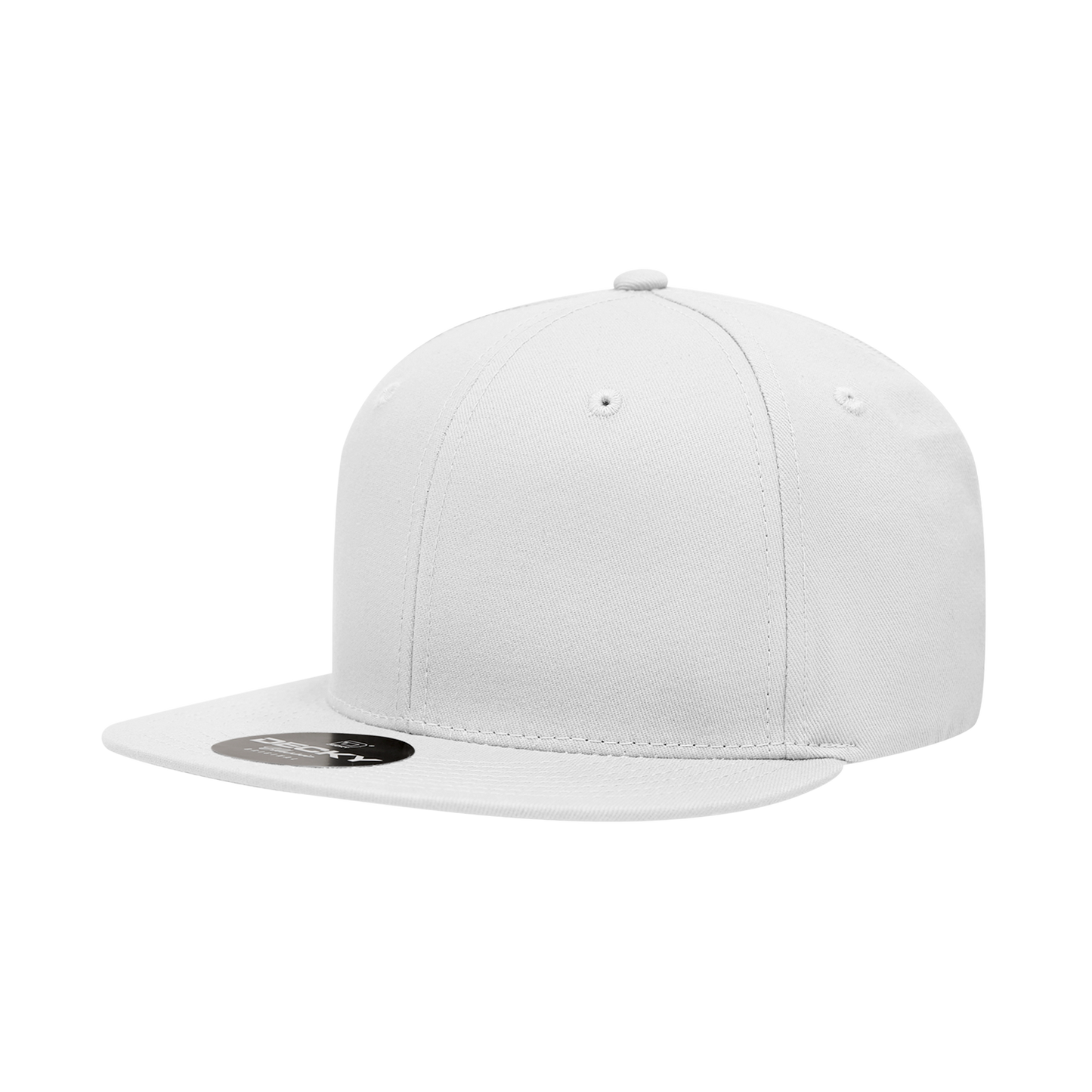 6 Panel High Profile Structured Cotton Blend Snapback