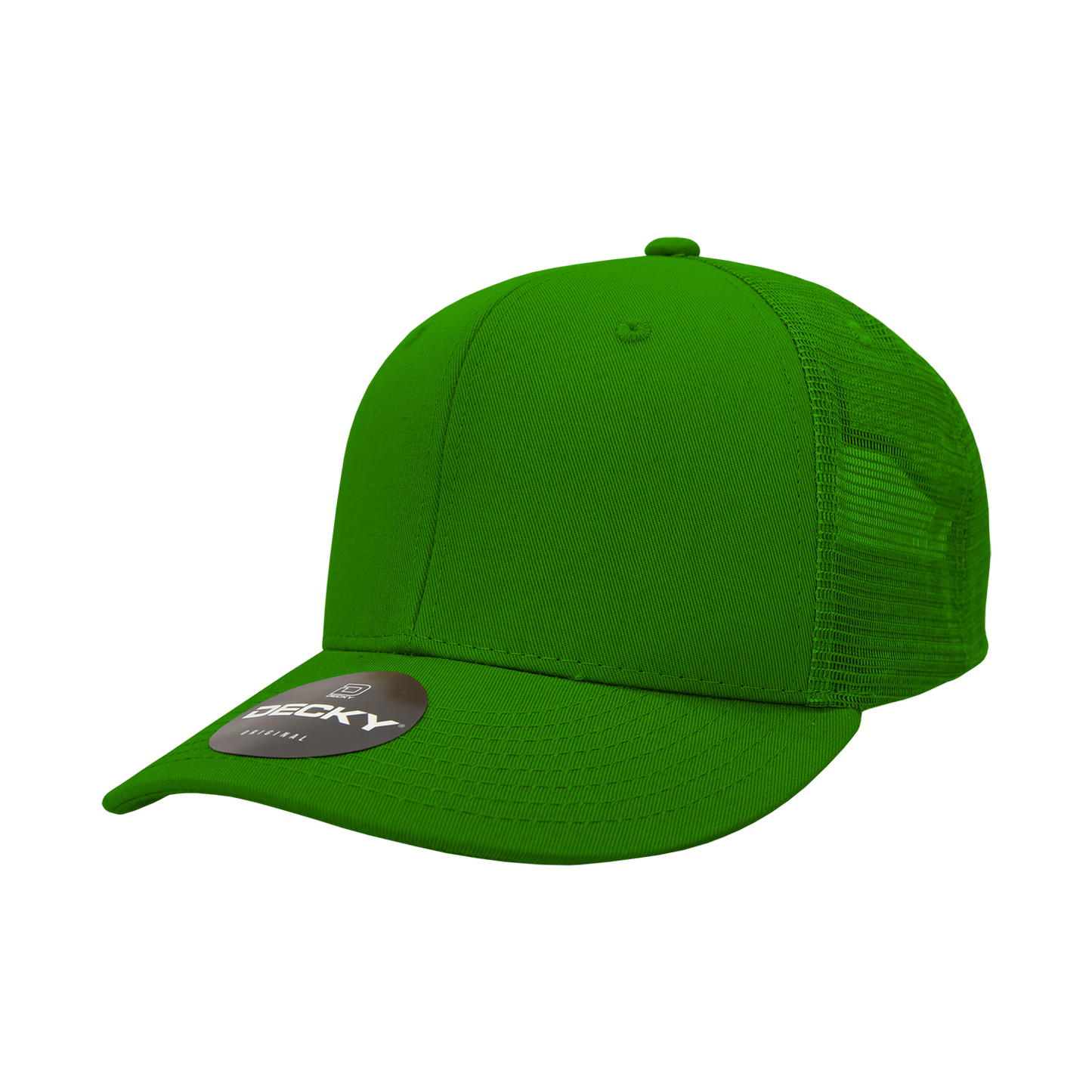 6 Panel Mid Profile Structured Cotton Trucker