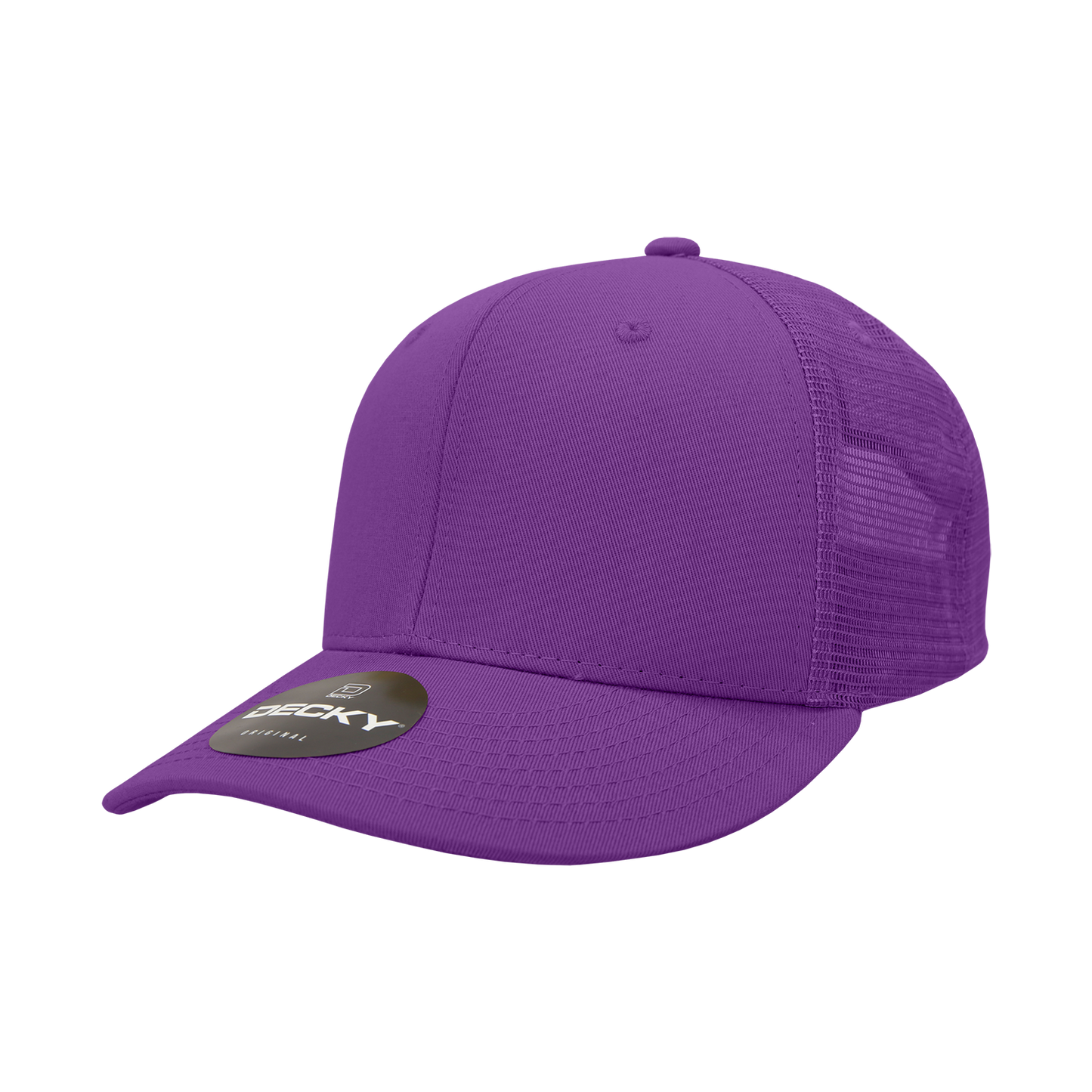 6 Panel Mid Profile Structured Cotton Trucker