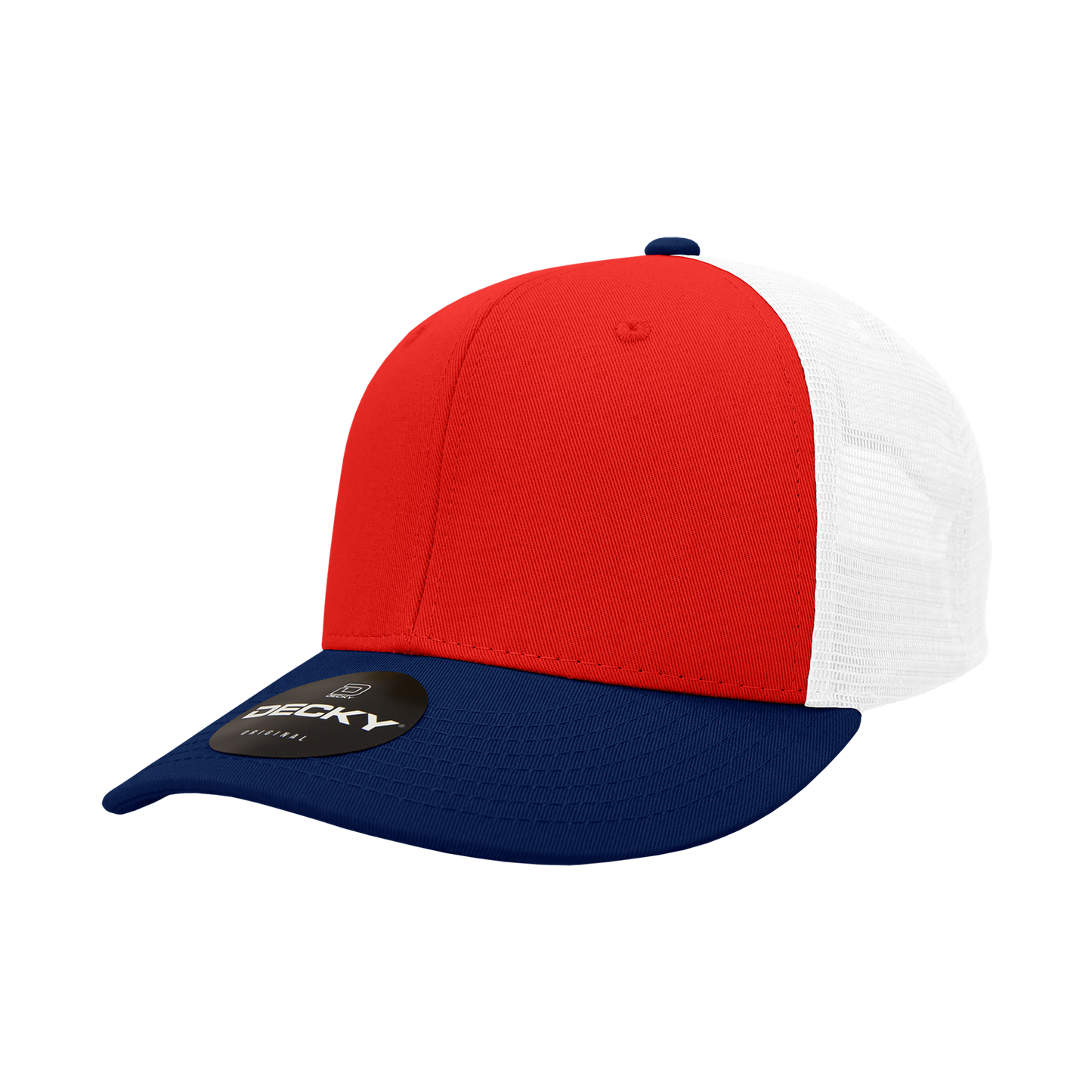 6 Panel Mid Profile Structured Cotton Trucker