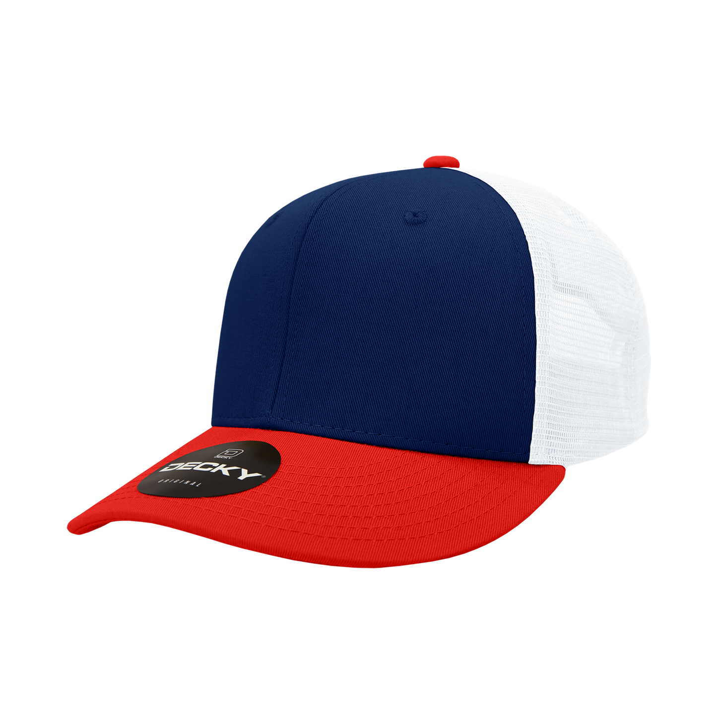 6 Panel Mid Profile Structured Cotton Trucker